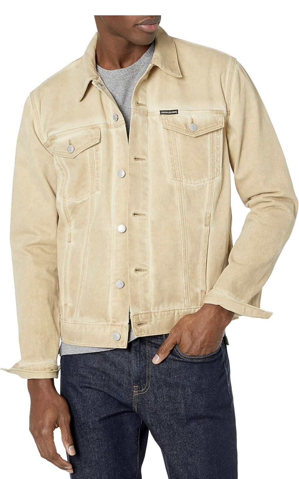 Calvin Klein Calvin Klein denim trucker jacket Size US XS / EU 42 / 0 - 2 Thumbnail