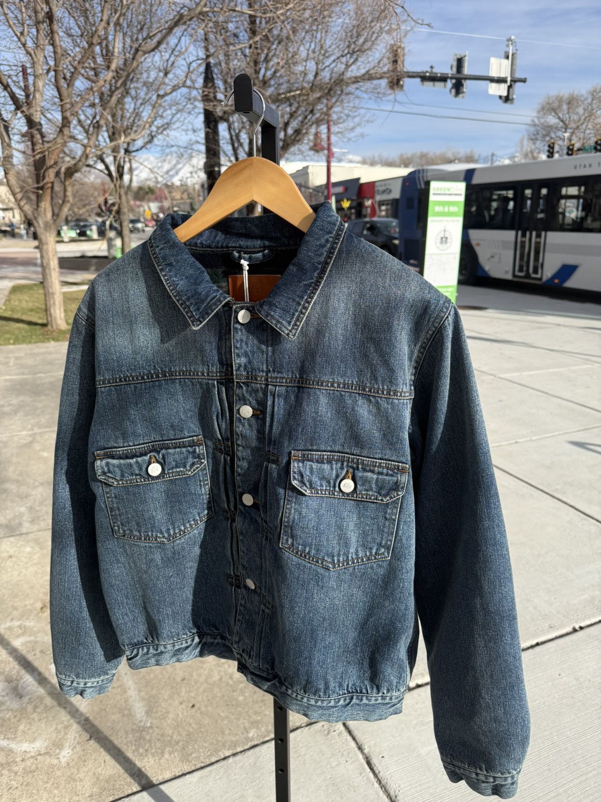 Knickerbocker Mfg Co WAYFARER WOOL BLANKET LINED DENIM TRUCKER Size US M / EU 48-50 / 2 - 3 Thumbnail