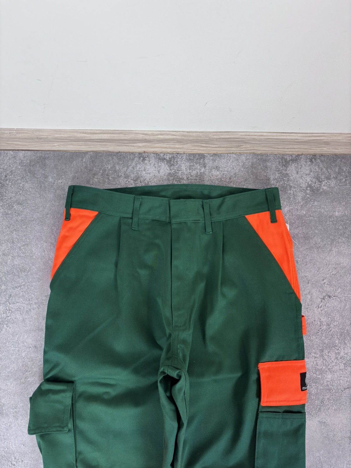 Other Mascot Men’s NWT Reflective Green/Orange Safety Work Pants Size US 32 / EU 48 - 7 Thumbnail