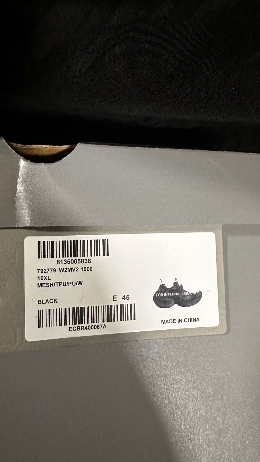 Balenciaga Balenciaga 10xl (black) Size US 12 / EU 45 - 7 Thumbnail