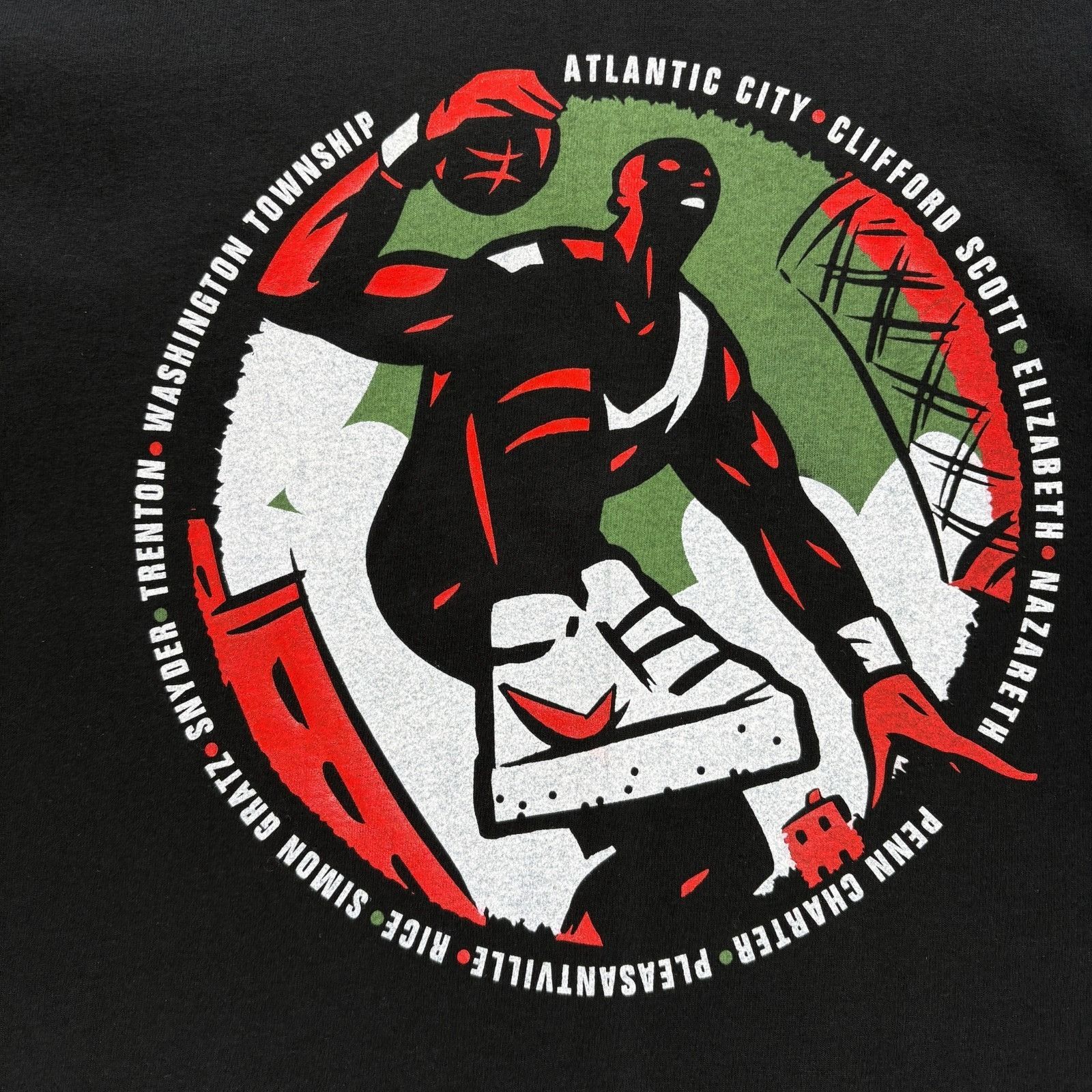 Fruit Of The Loom 1995 Battle of The Bay Basketball Tournament T Shirt Made in Size US XL / EU 56 / 4 - 2 Thumbnail