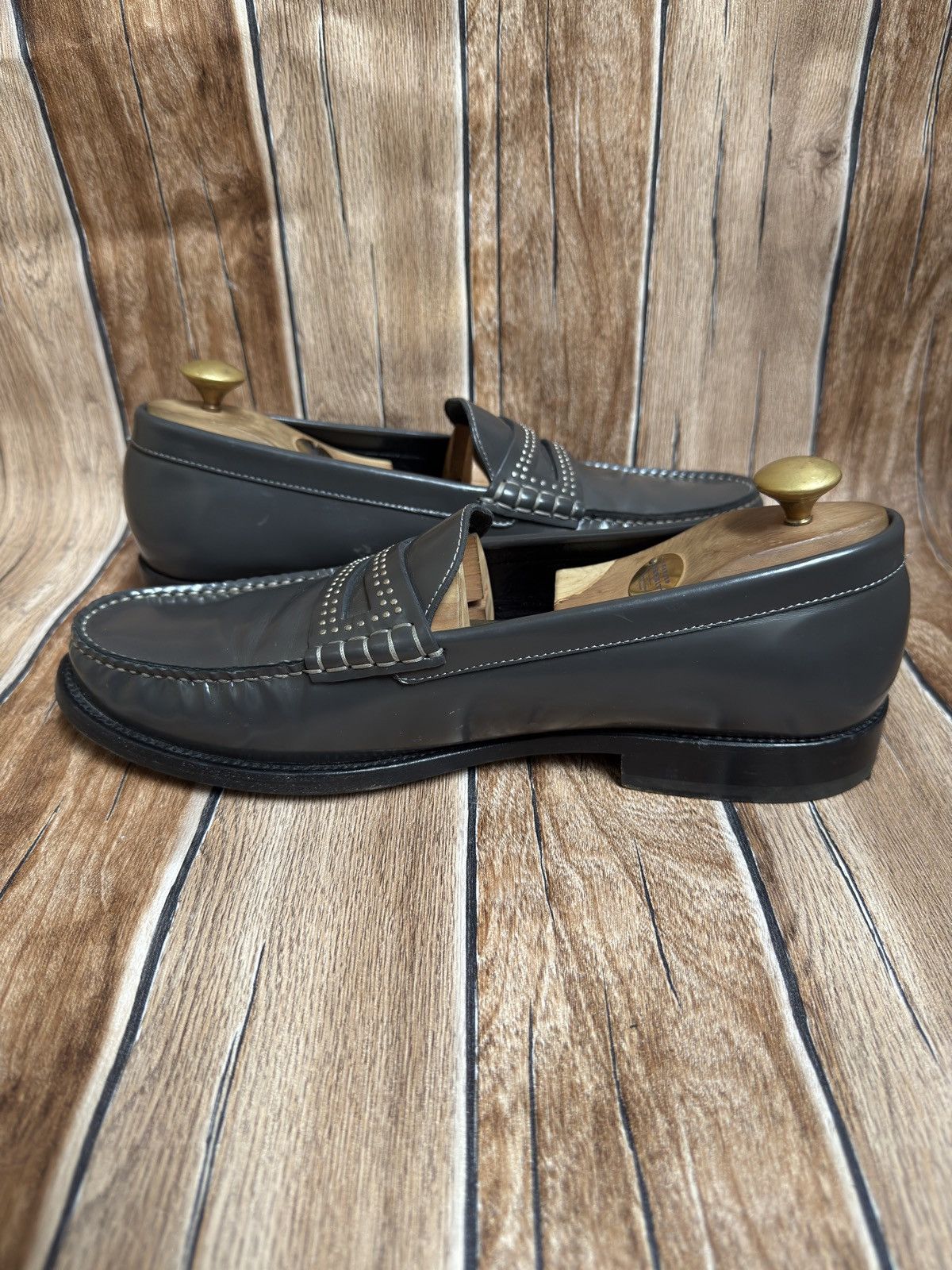 Saint Laurent Paris 🔥🔋fw13 studded Germain penny loafers Size US 10 / EU 43 - 7 Thumbnail