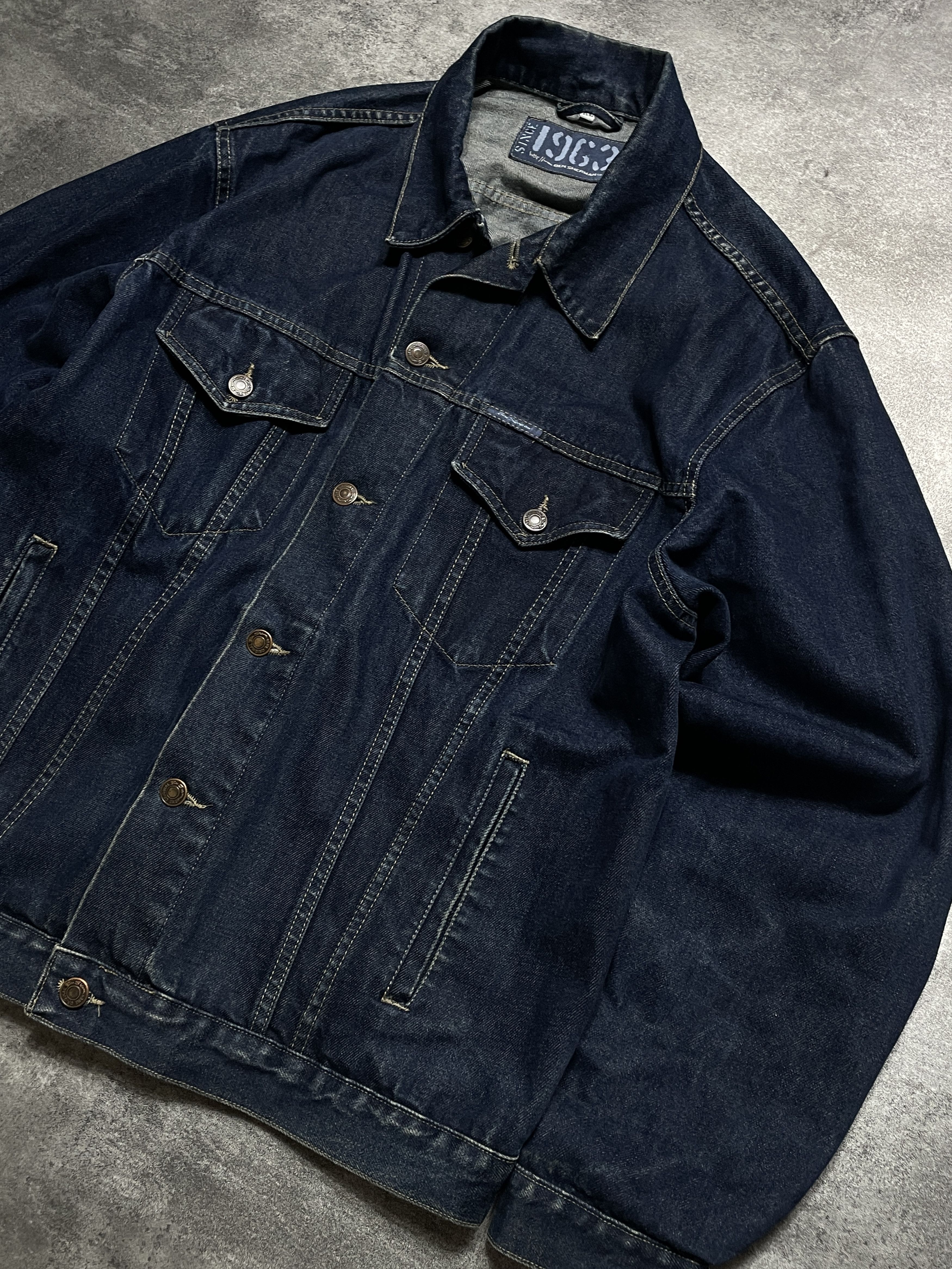 Ben Sherman RARE Vintage Y2K Ben Sherman Denim Jacket Solid Men’s Size US XL / EU 56 / 4 - 2 Thumbnail