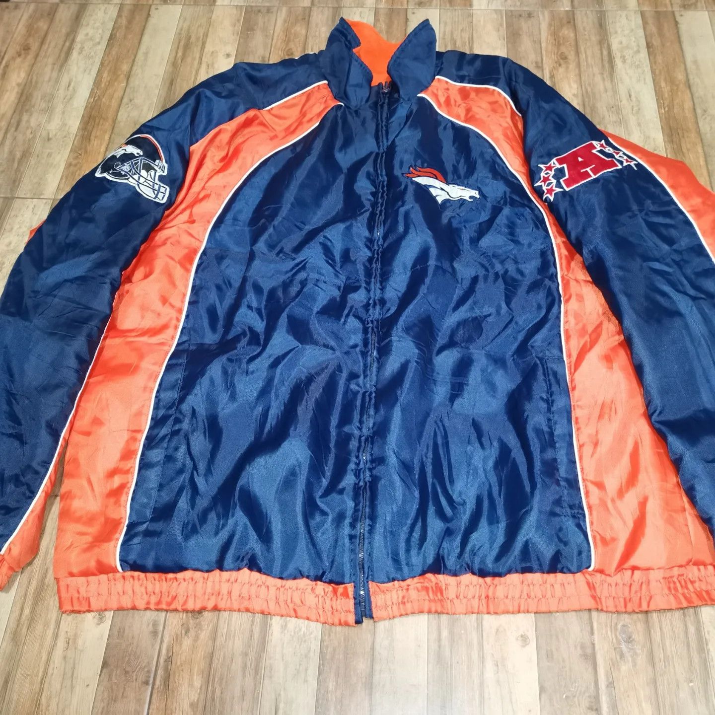 NFL × Starter G-3 apparel nfl Denver broncos reversible jacket Size US XL / EU 56 / 4 - 10 Thumbnail