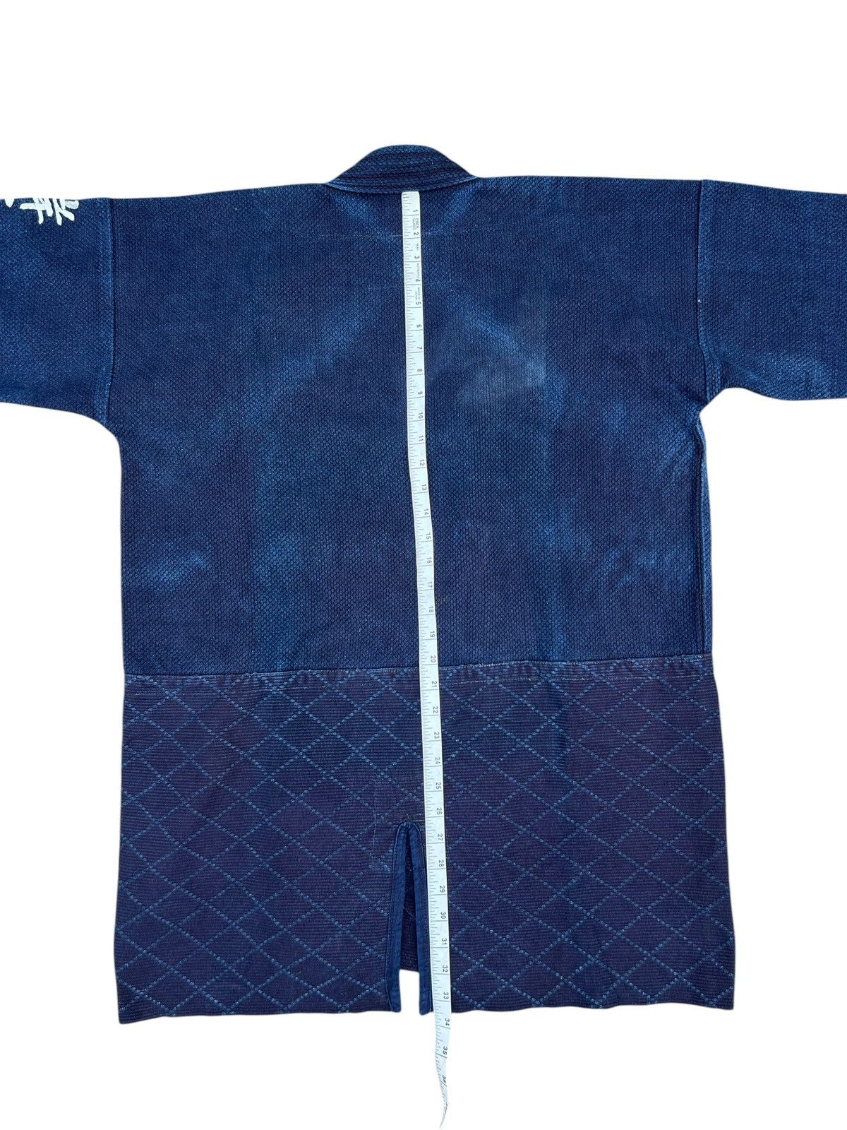 Indigo Vintage Faded Indigo Sashiko Kendo Jacket Size 3 Size US L / EU 52-54 / 3 - 14 Thumbnail