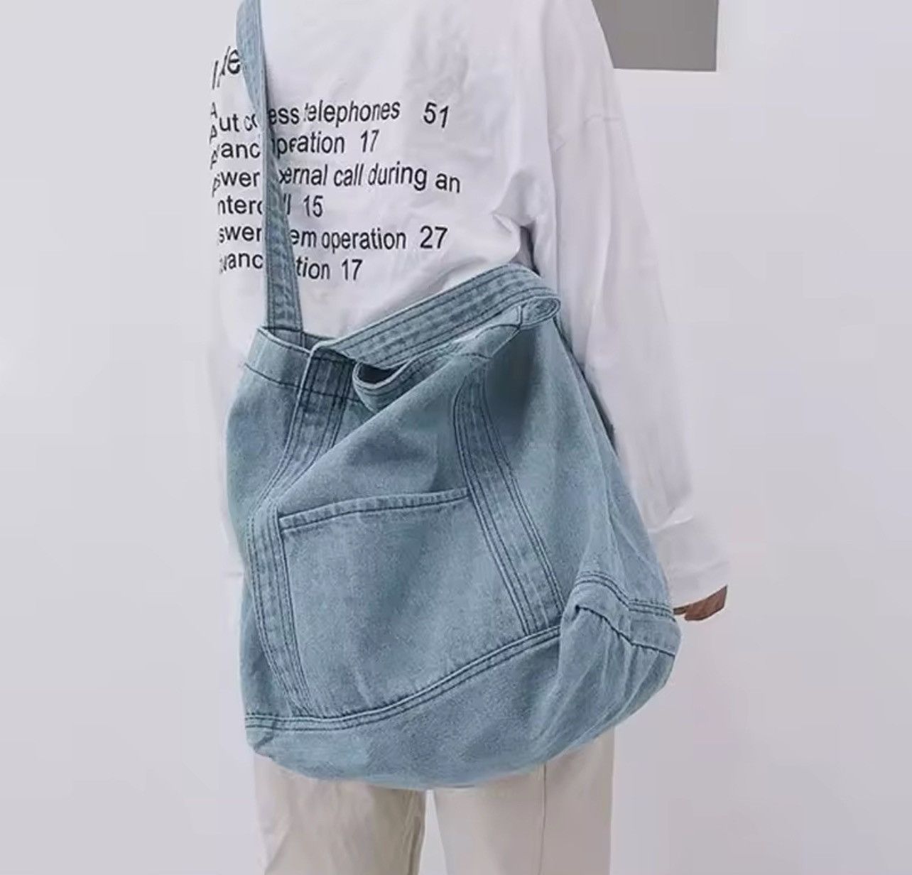 Japanese Brand × Jean Denim Shoulder Bag Size ONE SIZE - 1 Thumbnail