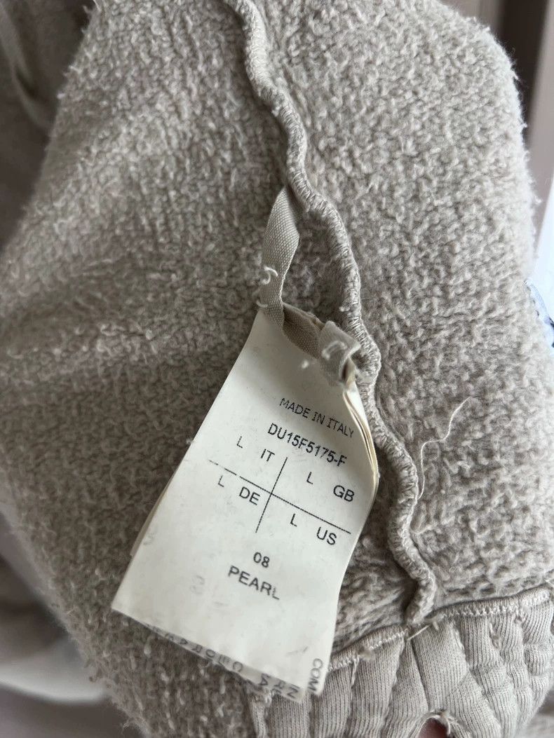 Rick Owens Rick Owens Beige mid-length hooded sleeveless sweatshirt Size US L / EU 52-54 / 3 - 5 Thumbnail