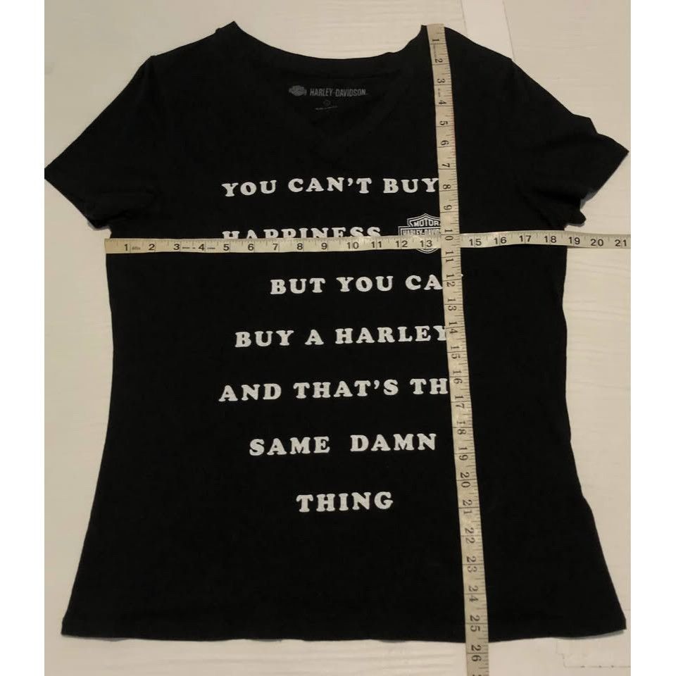 Harley Davidson Harley Davidson T-shirt Large Women Like New, Elastic Fabric Size L / US 10 / IT 46 - 5 Thumbnail