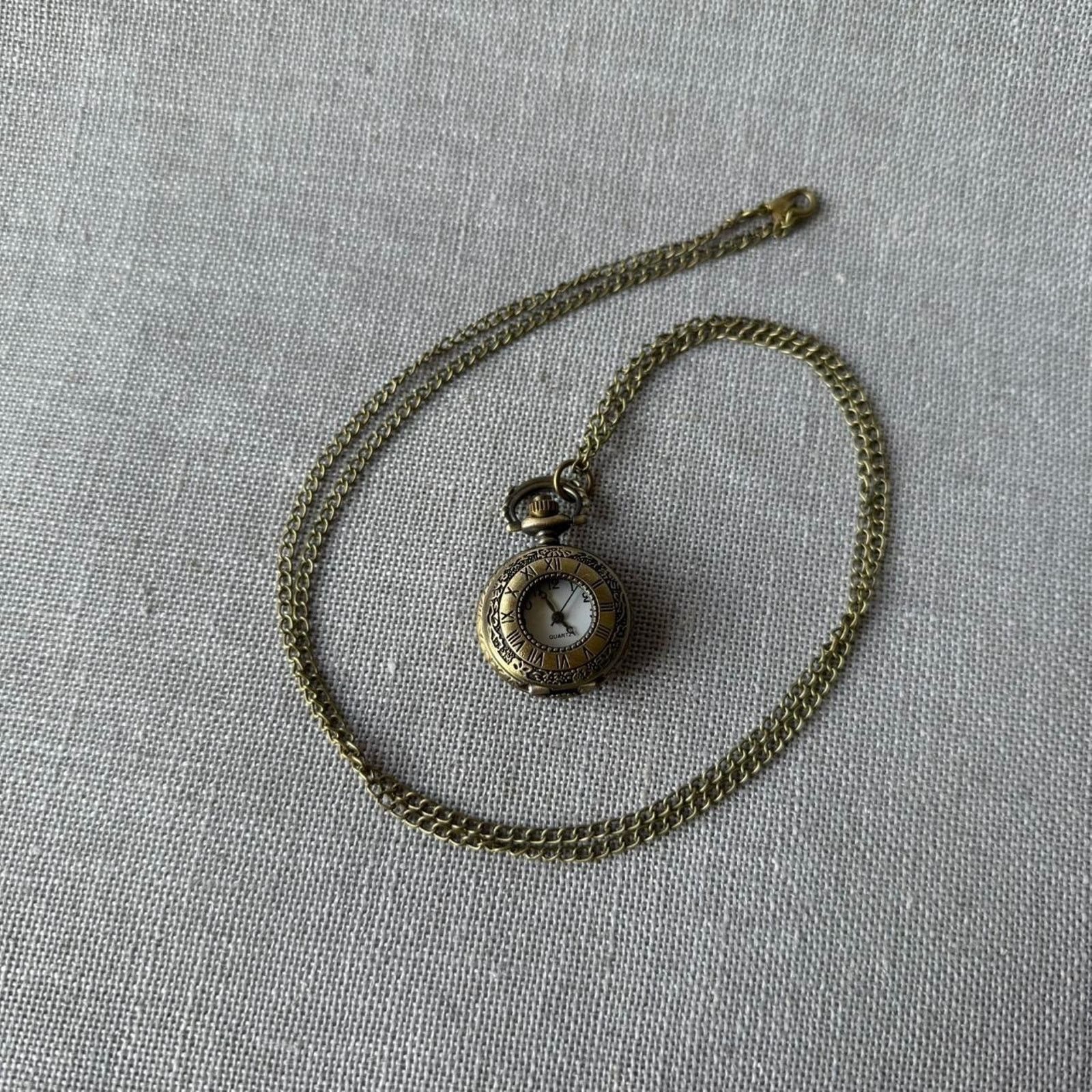 Other Elegant brass watch necklace pocket MENS Size ONE SIZE - 4 Thumbnail