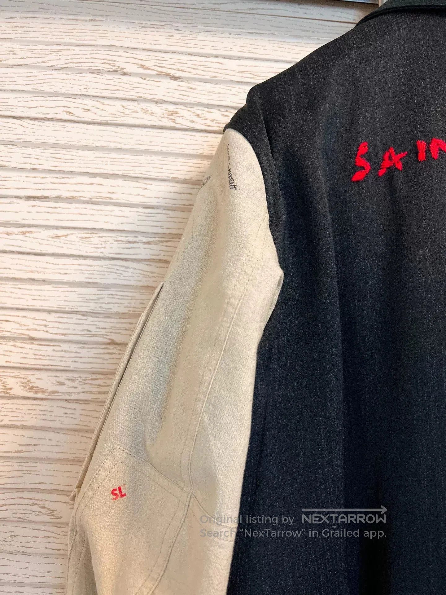 Saint Laurent Paris Saint Laurent SLP Embroidered Pilot Jacket. Size S / US 4 / IT 40 - 7 Thumbnail
