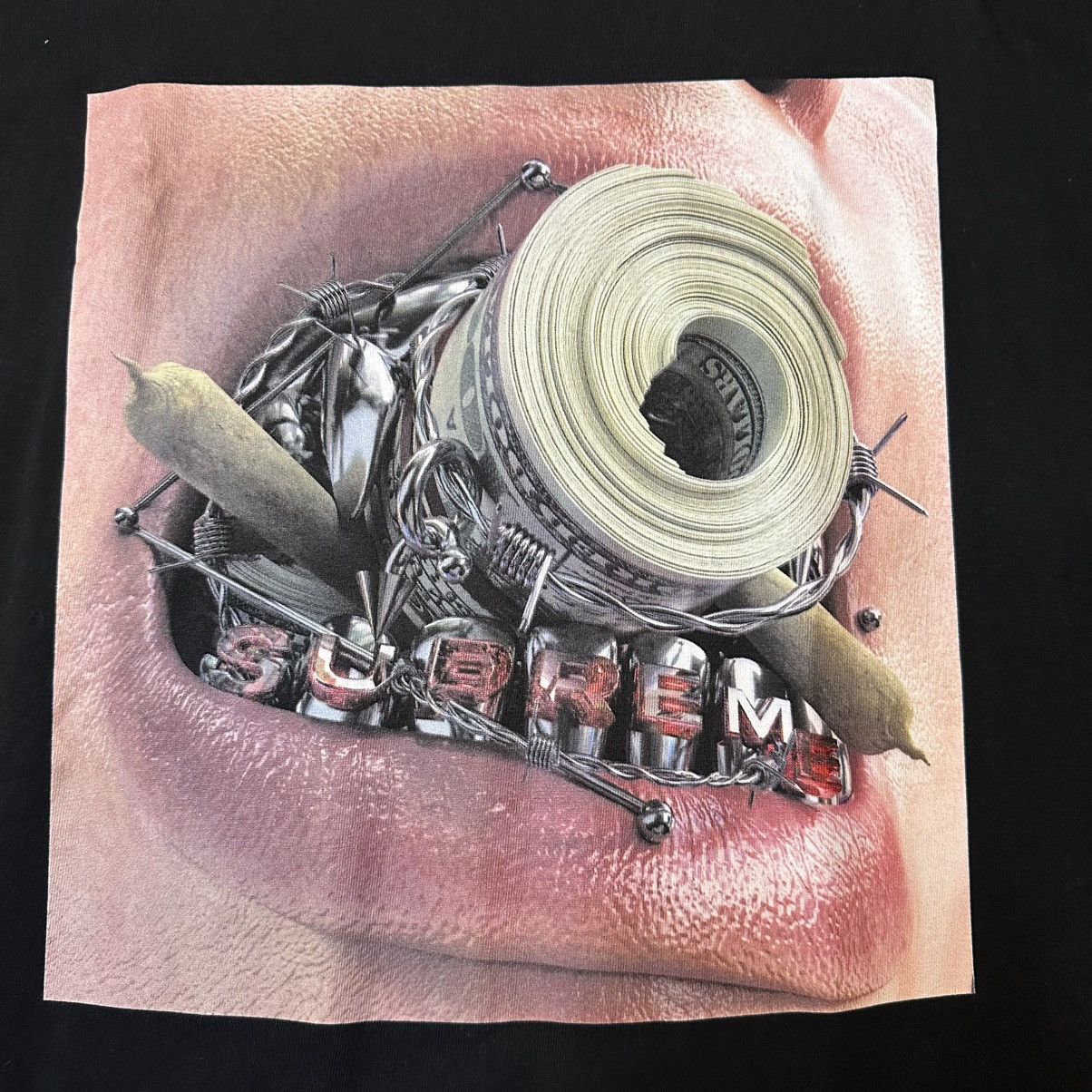 Supreme Supreme Braces Tee Size US L / EU 52-54 / 3 - 2 Thumbnail