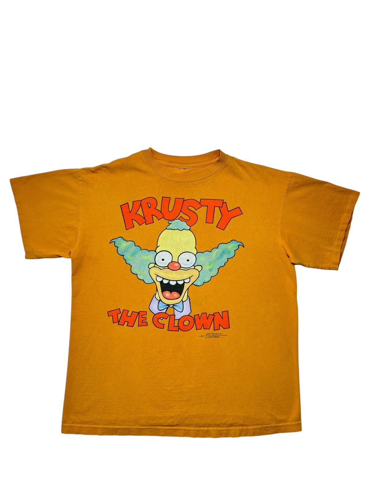 Vintage 1997 Krusty The Clown Simpsons Tee Shirt