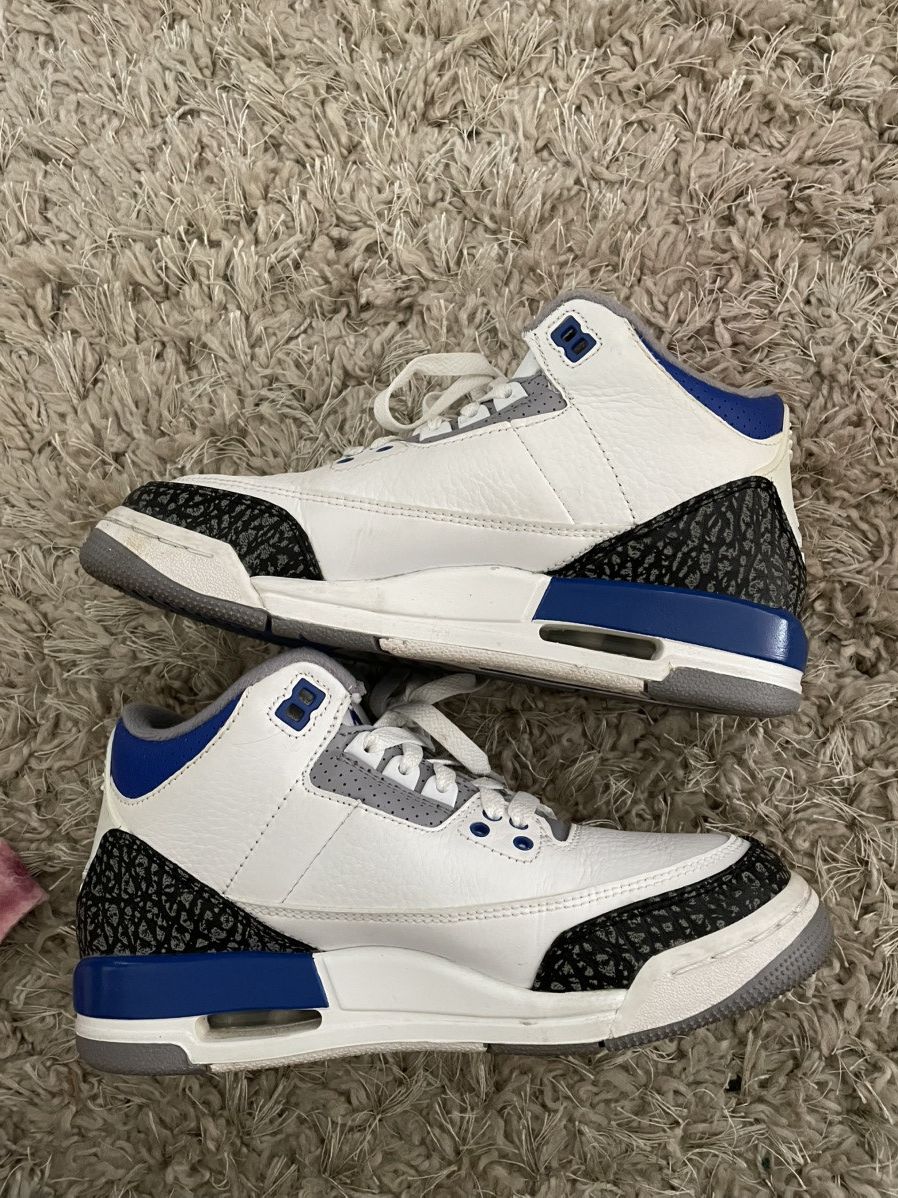 Jordan Brand Jordan 3 Racer Blue Size US 5.5 / EU 38 - 3 Thumbnail