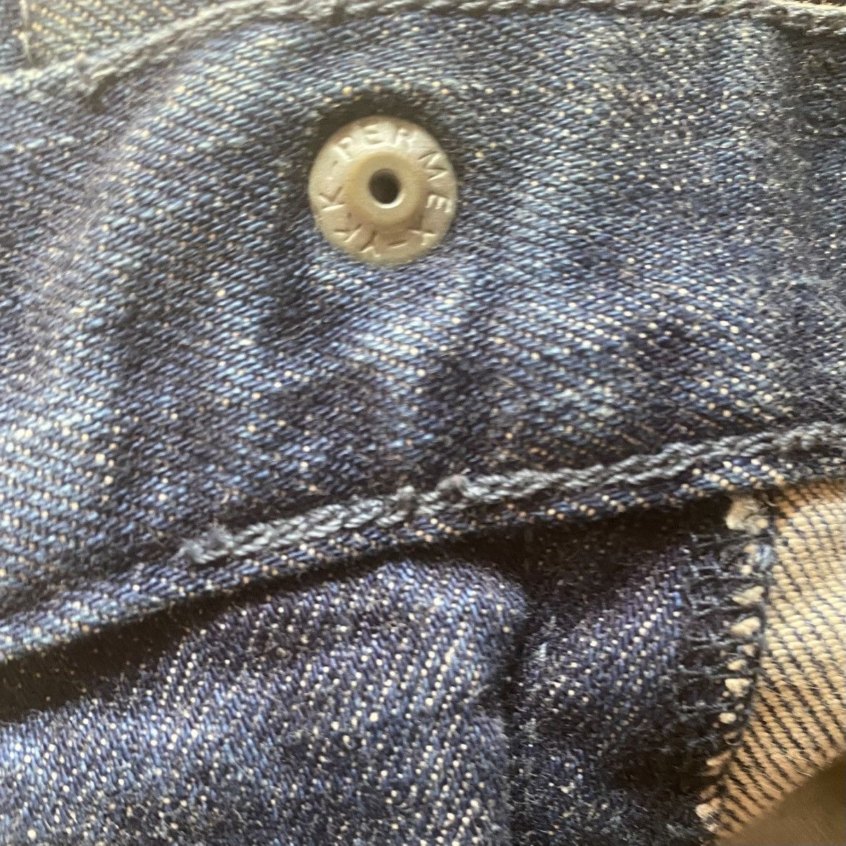 Balmain Fall13 Rust Wash Biker Jeans Size US 33 - 11 Thumbnail