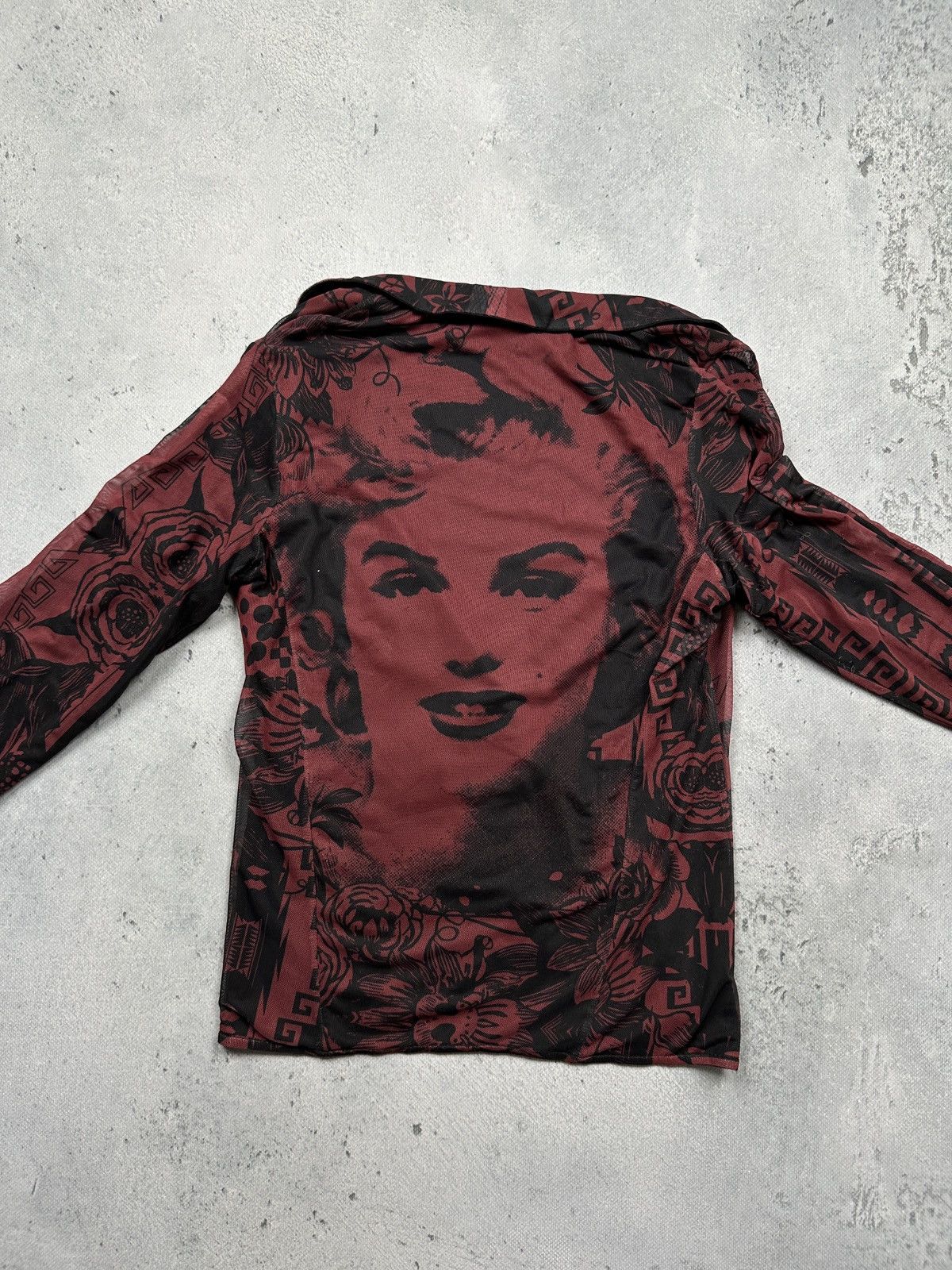 If Six Was Nine Desigual by Christian Lacroix mesh Merilyn Monroe Blazer 00s Size S / US 4 / IT 40 - 6 Thumbnail