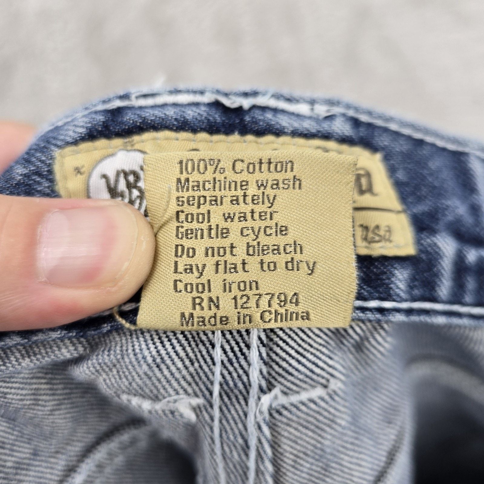 Other Vintage Kno Betta Shorts 44 Fits 42 Denim Jeans Baggy Y2K Size US 44 / EU 60 - 6 Thumbnail