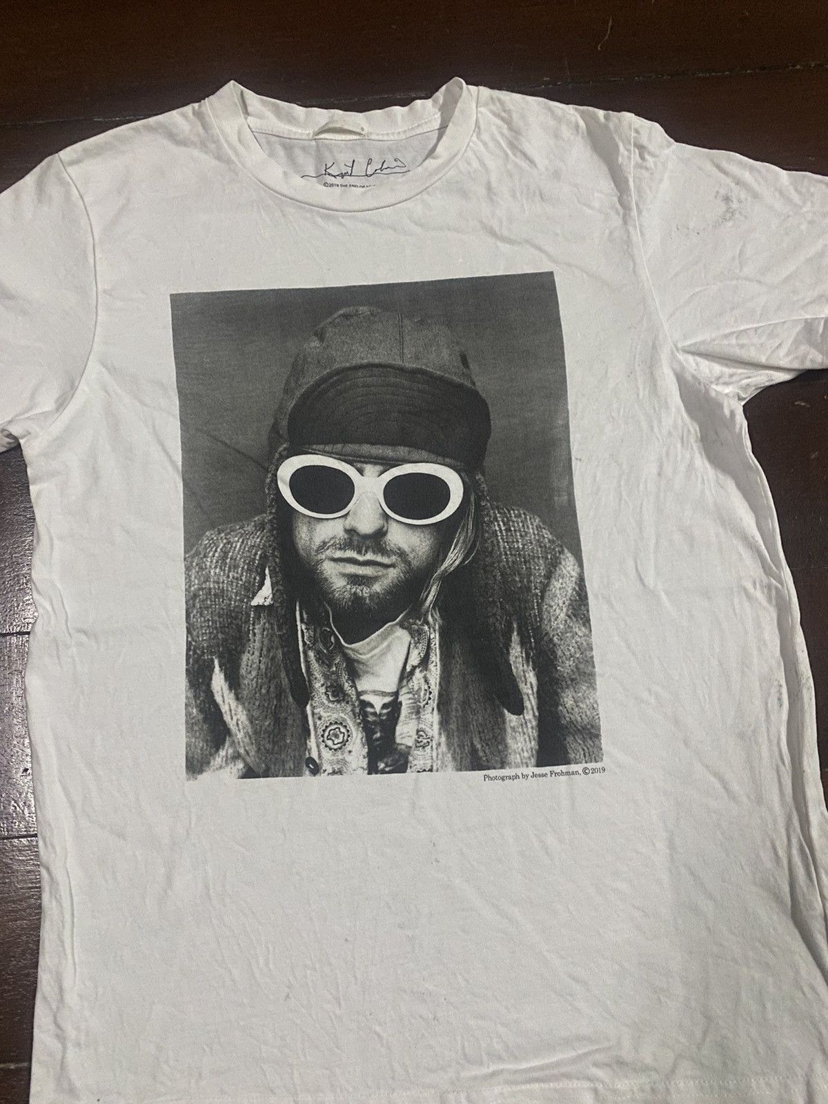 Beams Plus × Blue Blue Japan × GU Rare!! GU X kurt cobain photograph by jesse frohman tee Size US S / EU 44-46 / 1 - 3 Thumbnail