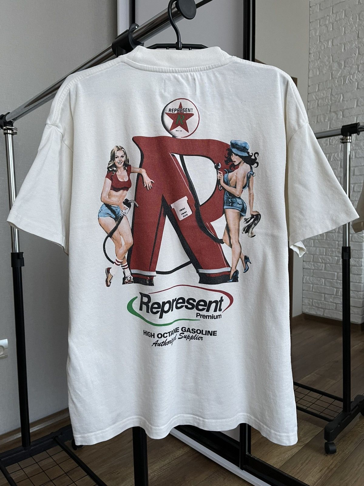 Represent Clo. Represent High Octane Gasoline Girls Logo T-Shirt Tee Size US S / EU 44-46 / 1 - 1 Thumbnail