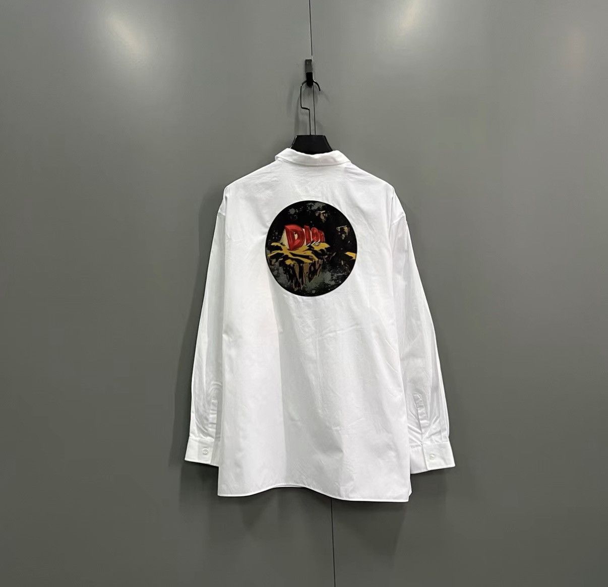 Dior Dior Logo Embroidered Long Sleeve Shirt J41 Size US XS / EU 42 / 0 - 2 Thumbnail
