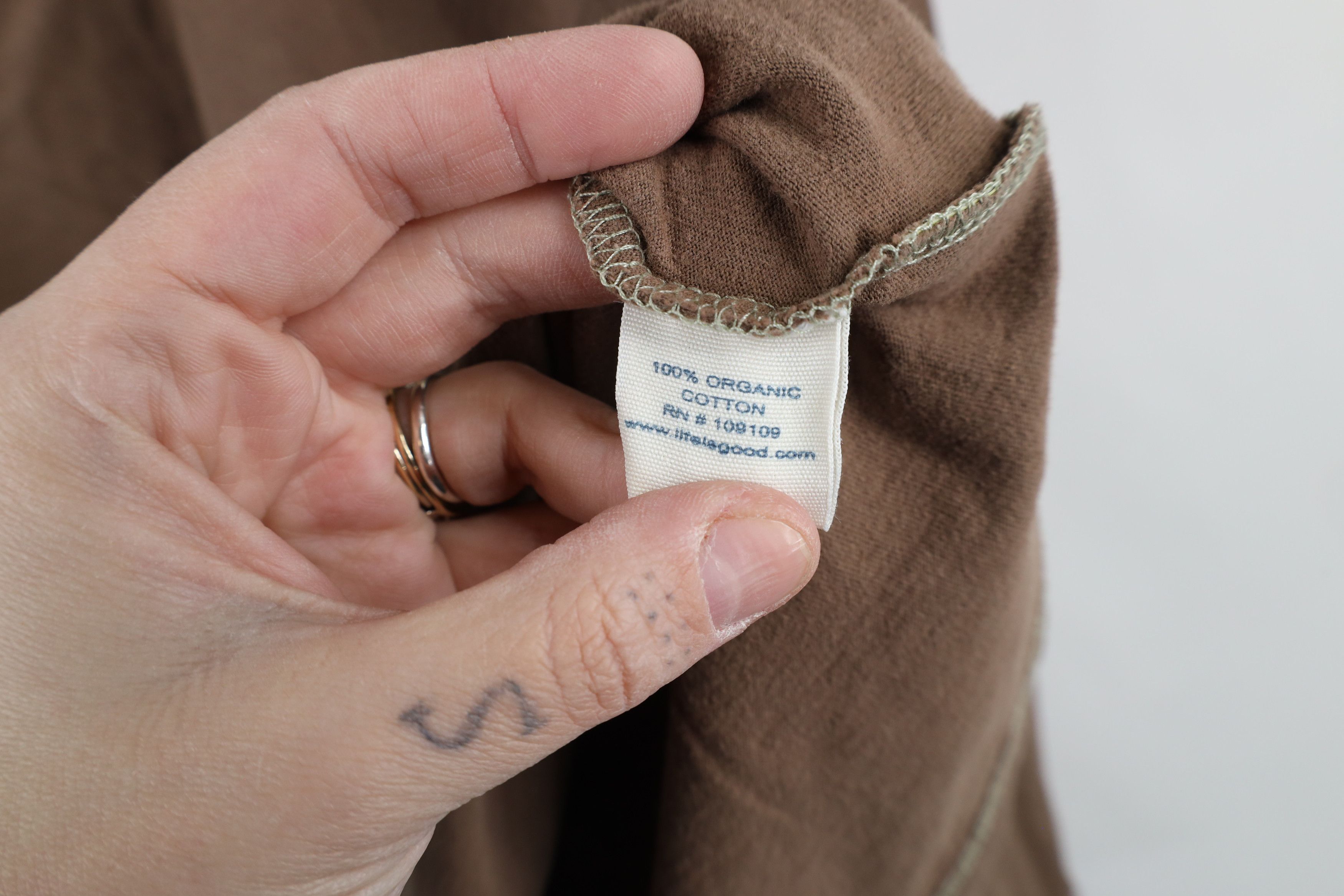 Life is Good × Vintage Good Karma Life Is Good Cotton Long Sleeve T-Shirt Brown Size M / US 6-8 / IT 42-44 - 9 Thumbnail
