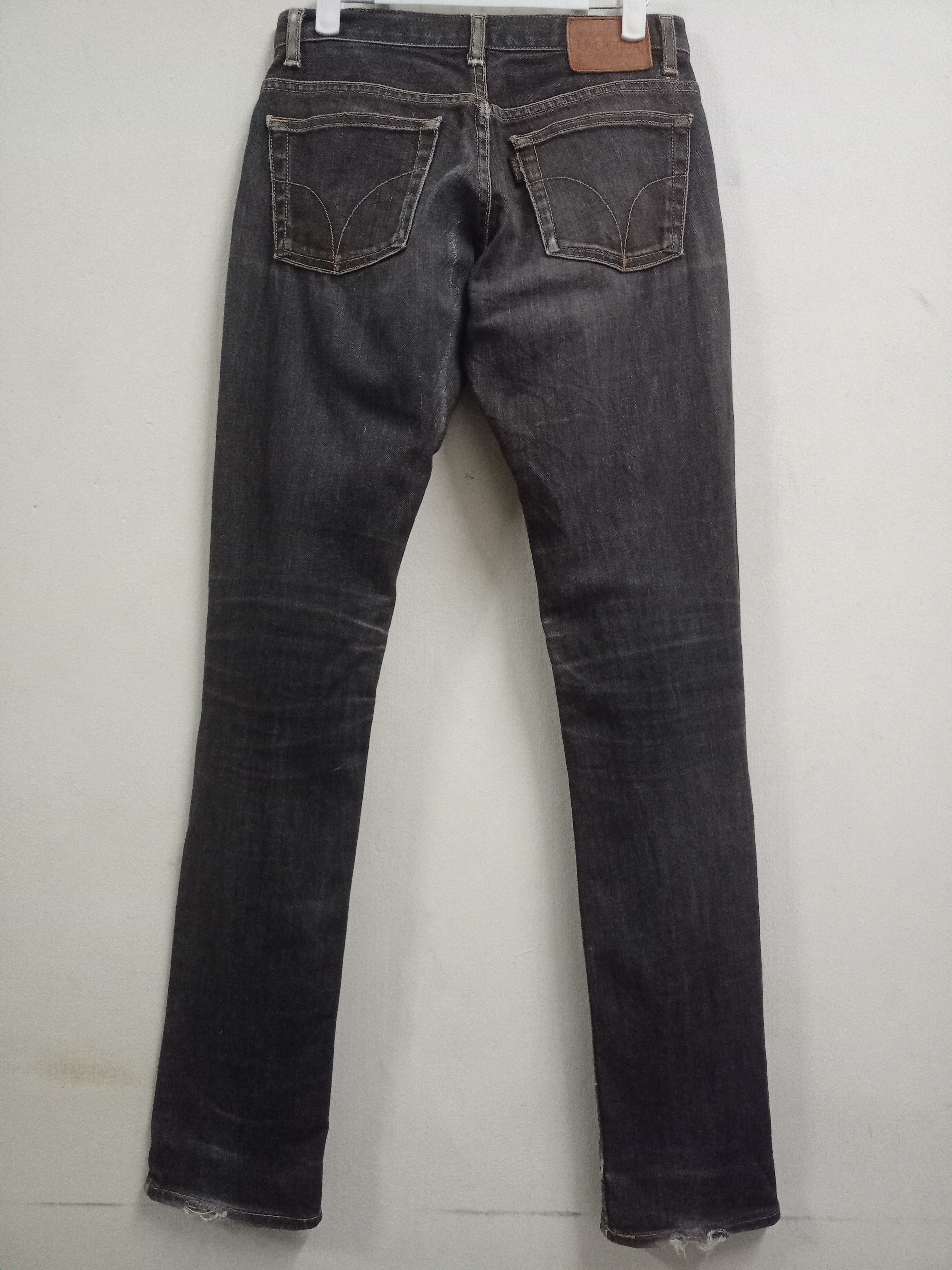 Hysteric Glamour Vintage Japanese Hysterics Black Washed Tapered Jeans Size US 28 / EU 44 - 2 Thumbnail