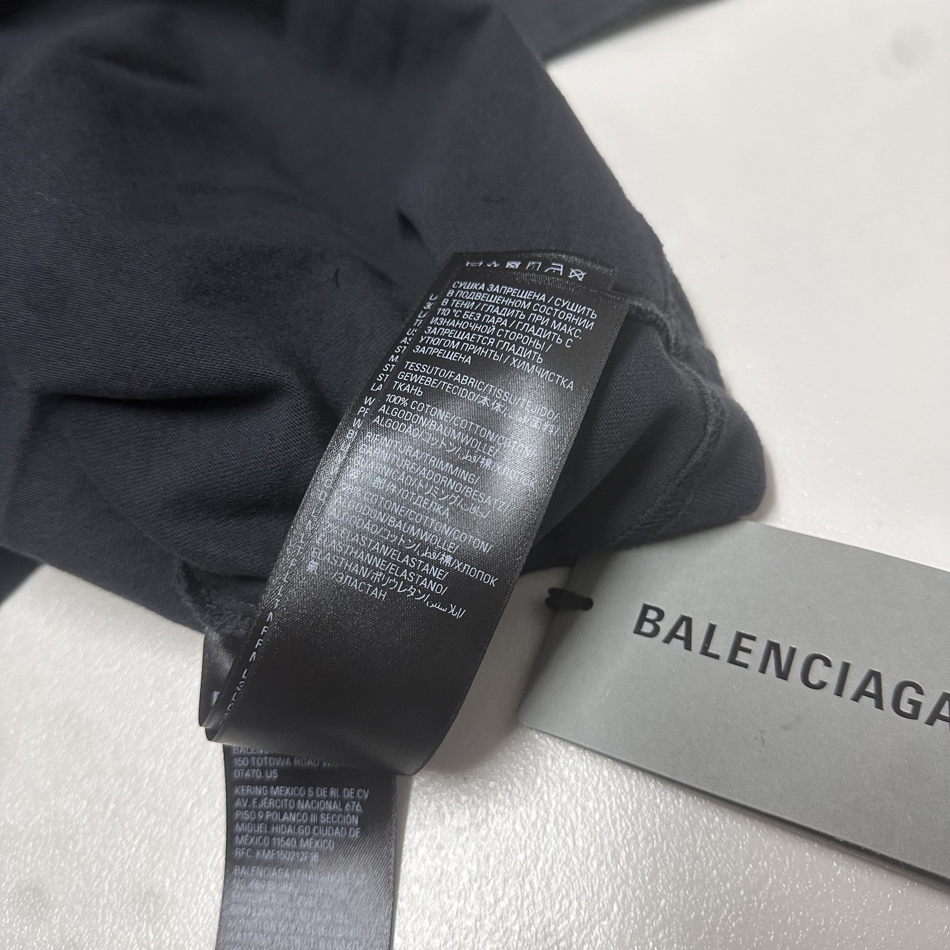 Balenciaga BALENCIAGA size M L medium Long sleeve black tshirt metal Size US M / EU 48-50 / 2 - 7 Thumbnail