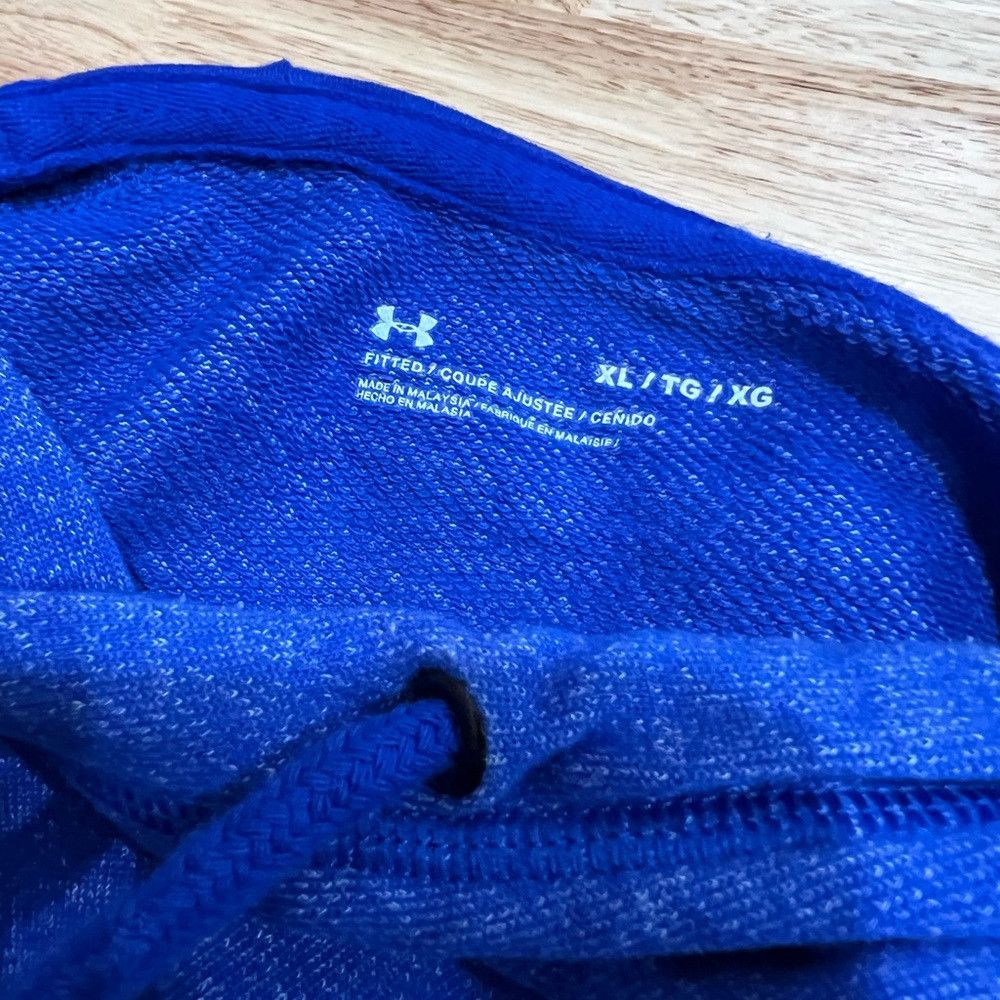 Under Armour Under Armour Men's Cobalt Blue Short Sleeve Hoodie Athleisu Size US XL / EU 56 / 4 - 6 Thumbnail