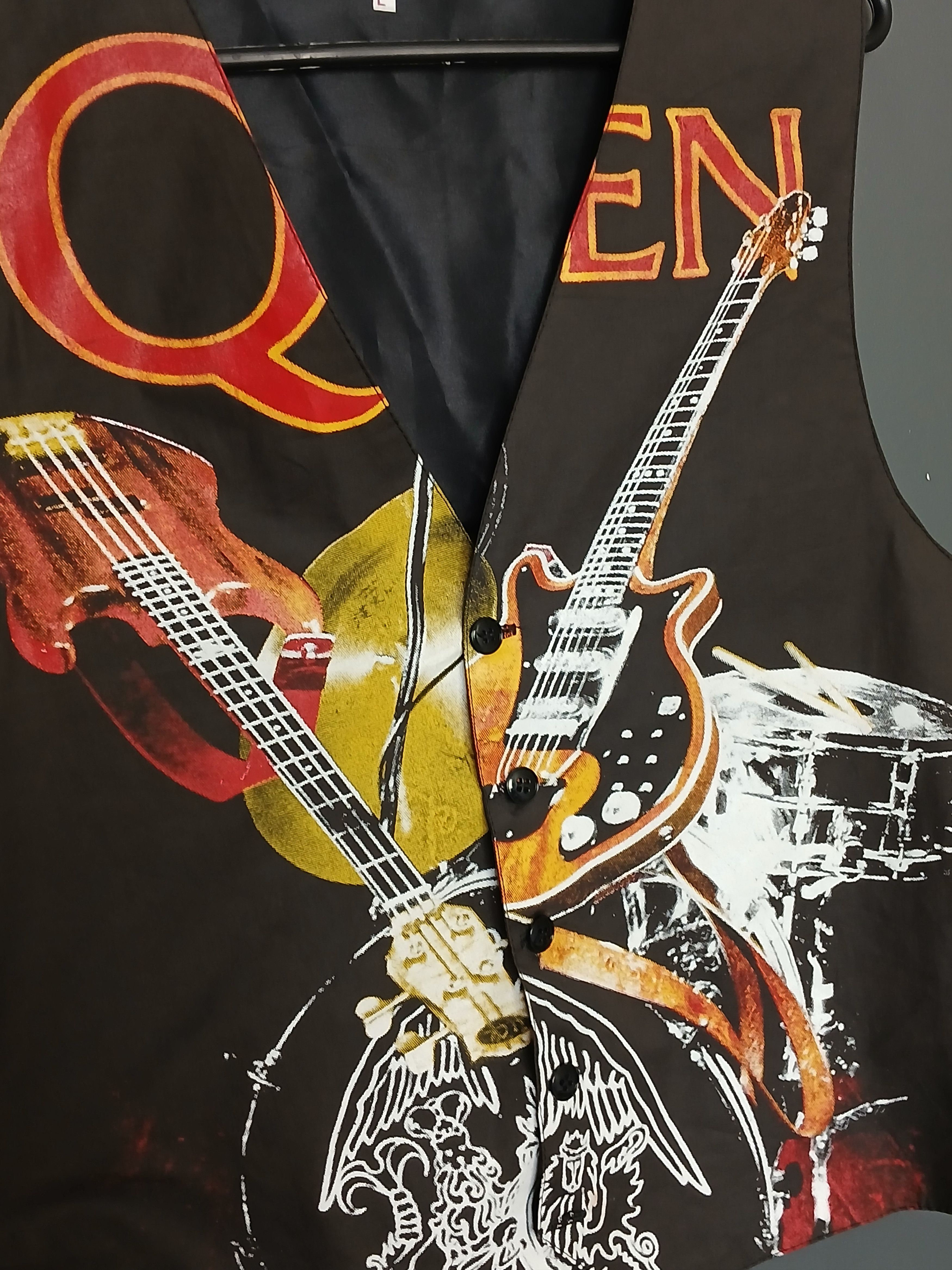 Band Tees Queen Freddie Mercury Gilet Size US L / EU 52-54 / 3 - 4 Thumbnail