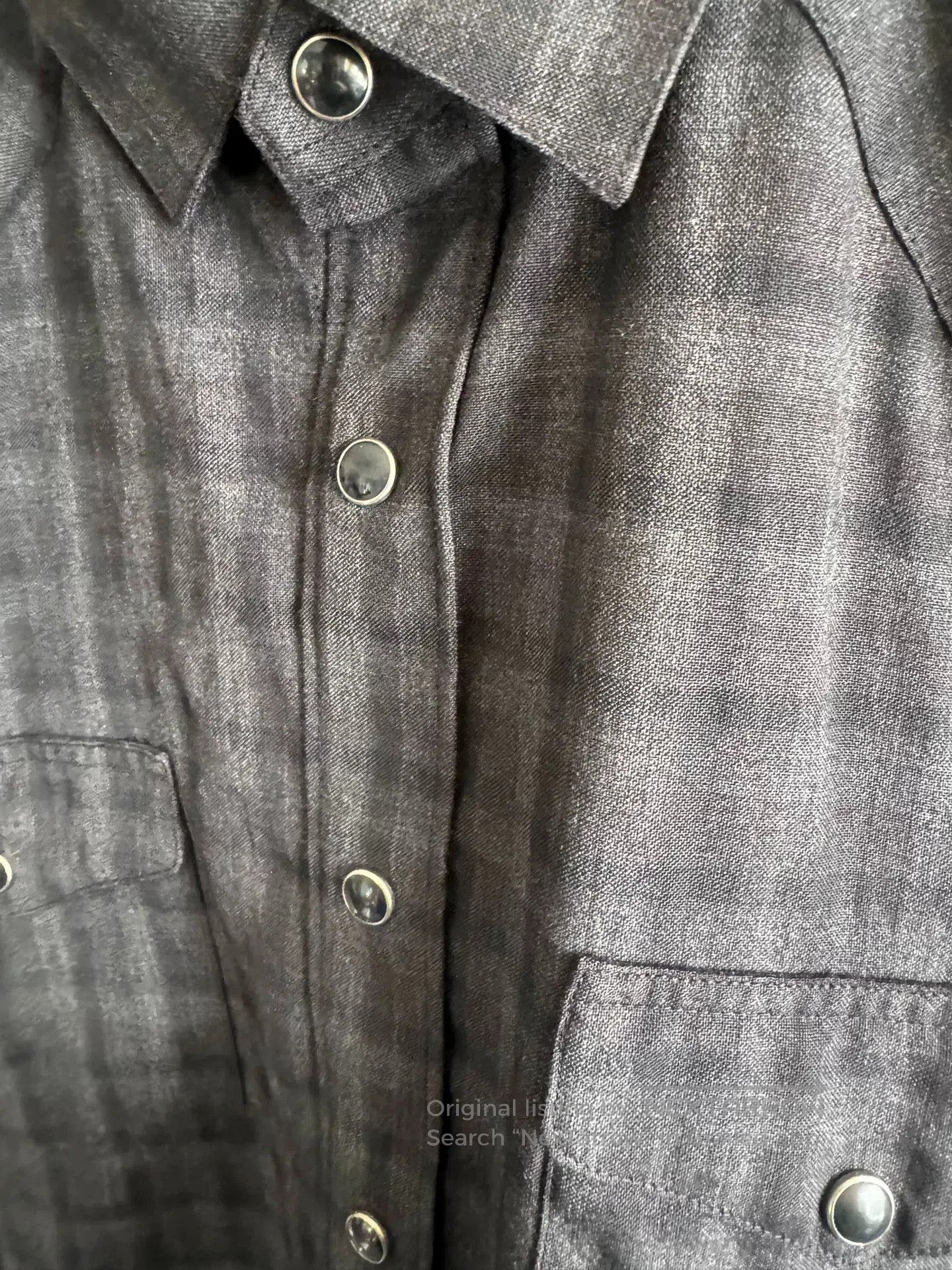 Yves Saint Laurent Saint Laurent Black Checkered Shirt. Size US XXS / EU 40 - 5 Thumbnail