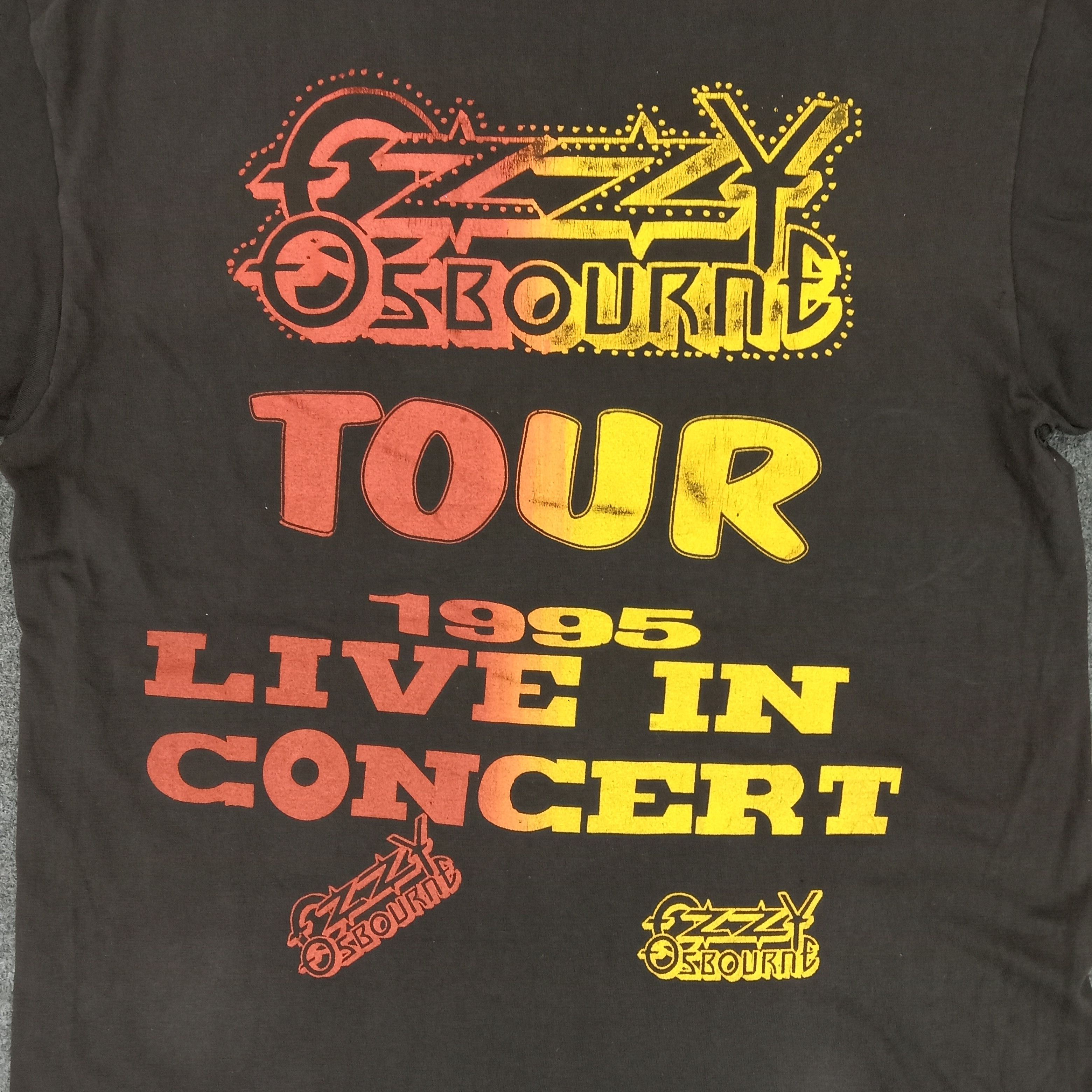 Ozzy Osbourne × Vintage Vintage 90's Qzzy Osbourne American Rock Band Tshirt Size US L / EU 52-54 / 3 - 2 Thumbnail