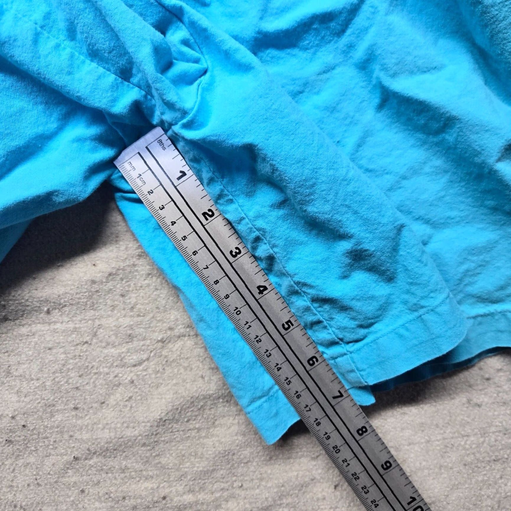 Vintage Korest Shorts Bermuda Adult Size 12 Light Blue Stretch Elastic Womens Size 34" / US 12 / IT 48 - 7 Thumbnail