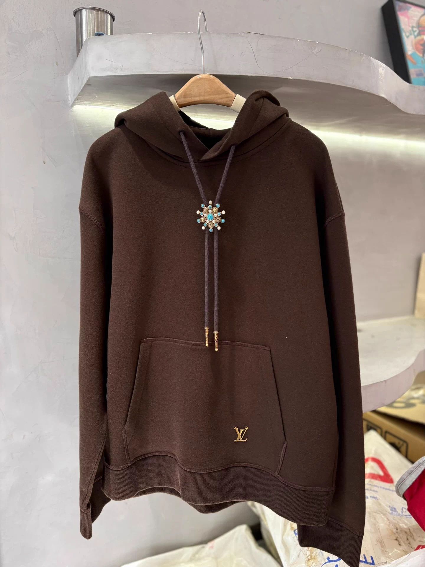 Louis Vuitton LV x Timberland Pharrell '24 Turquoise Sunflower Hoodie M Size M / US 6-8 / IT 42-44 - 1 Thumbnail
