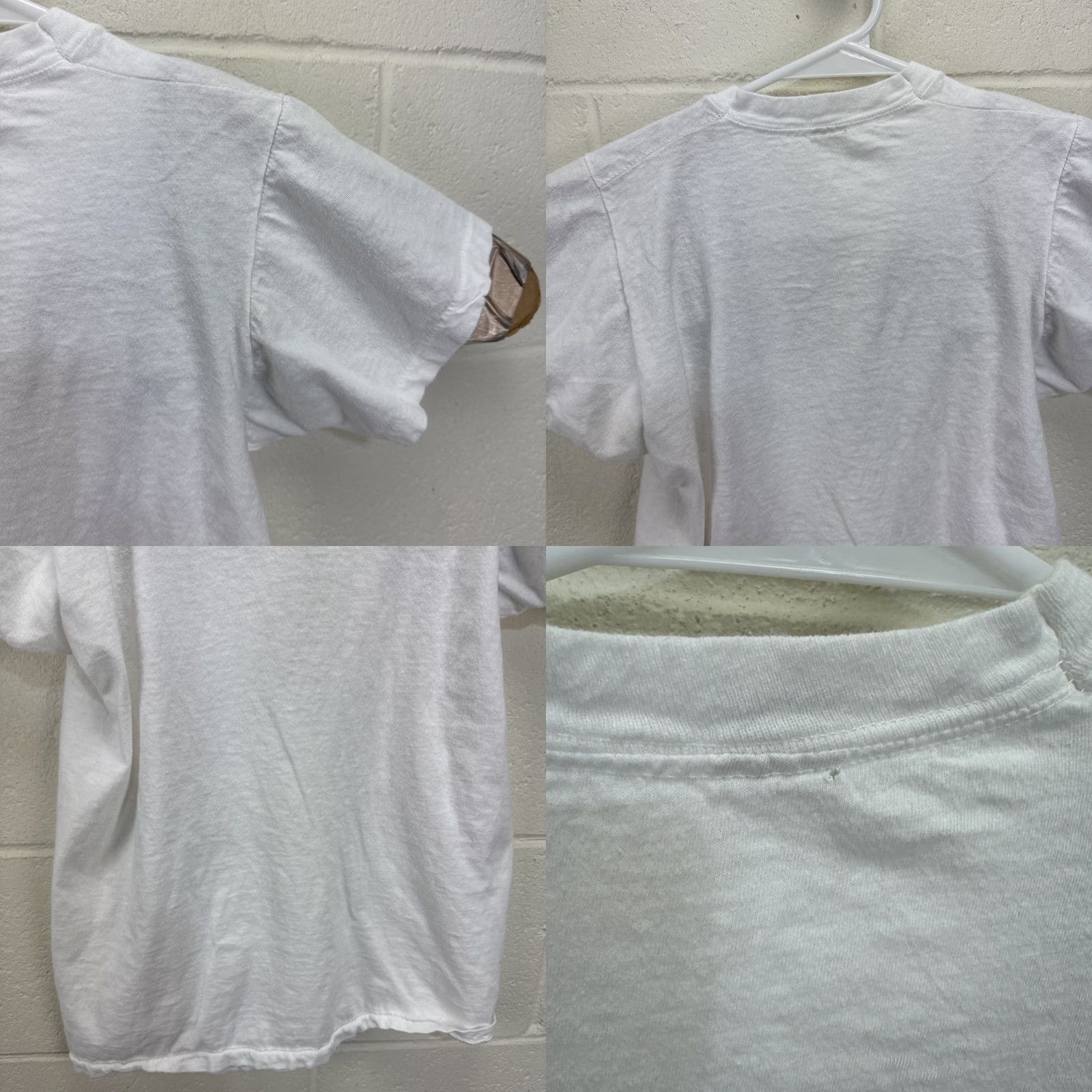 Vintage VINTAGE Madonna Like A Virgin Tour Promo T-shirt USA Made Medium White Screen Stars Unisex Adults Graphic Print 80s 1985 Mens Womens Boys Girls Size US M / EU 48-50 / 2 - 10 Thumbnail