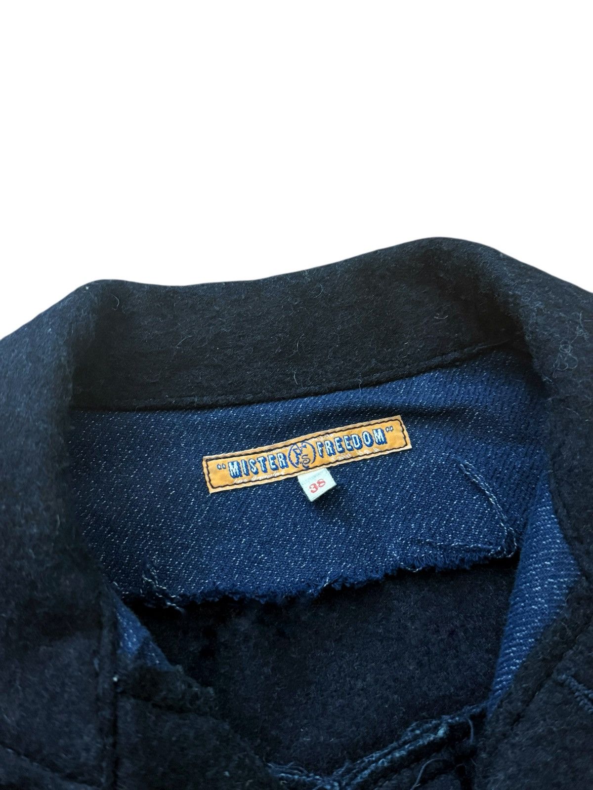Mister Freedom 2013 Revolution Melton Wool Drover Blouse Jacket Size US M / EU 48-50 / 2 - 5 Thumbnail