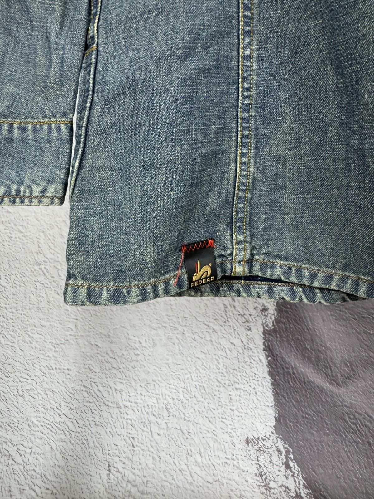Paul Smith Red Ear by Paul Smith blue faded denim work jacket blazer Size US L / EU 52-54 / 3 - 20 Thumbnail