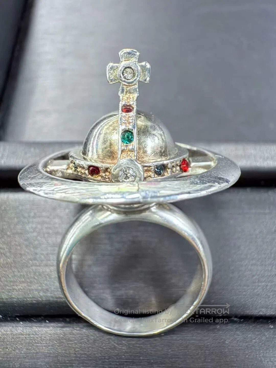 Vivienne Westwood vivienne westwood saturn ring with stones. Size ONE SIZE - 2 Thumbnail