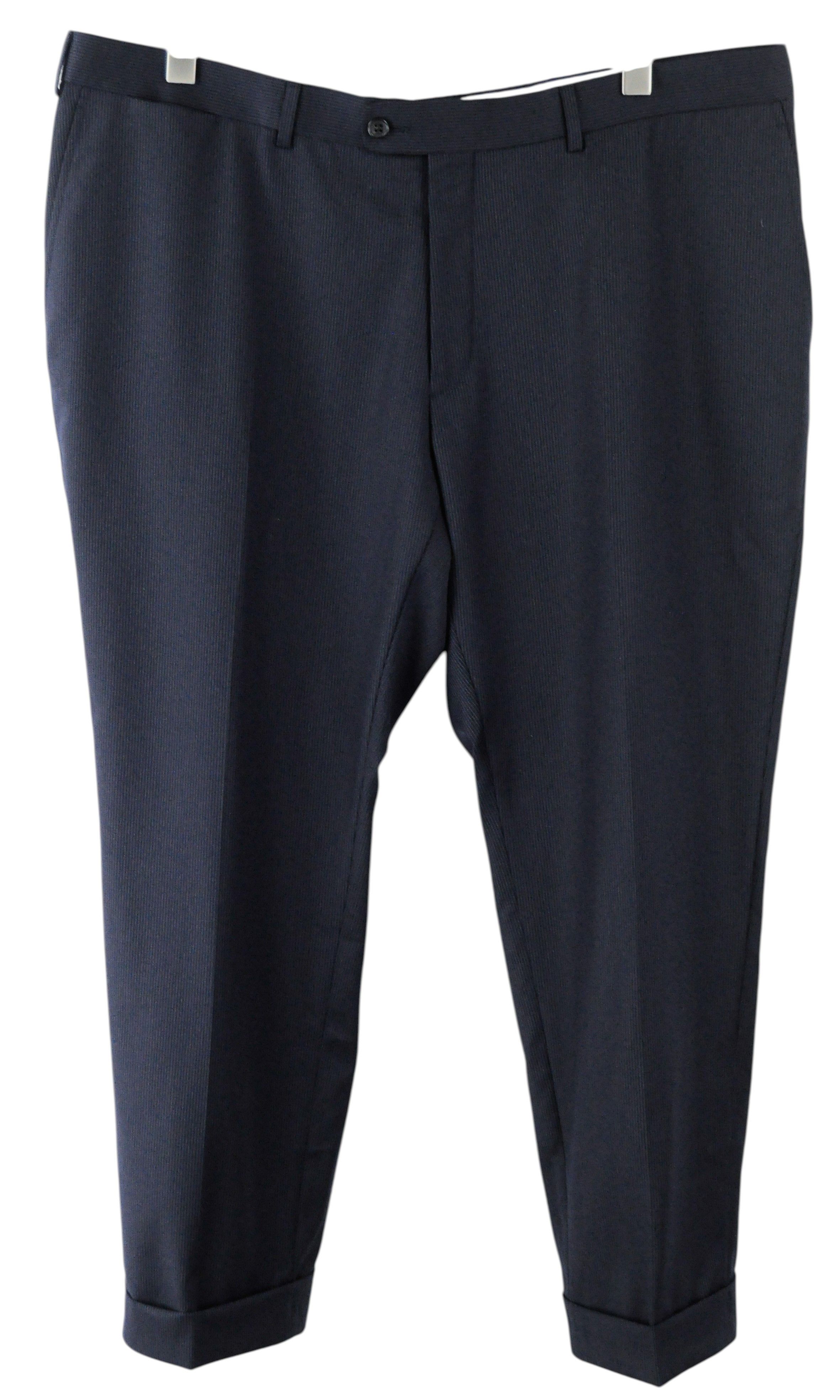 Suitsupply UK44S Navy Wool Pleated Trousers 60268 Size US 44 / EU 60 - 1 Thumbnail