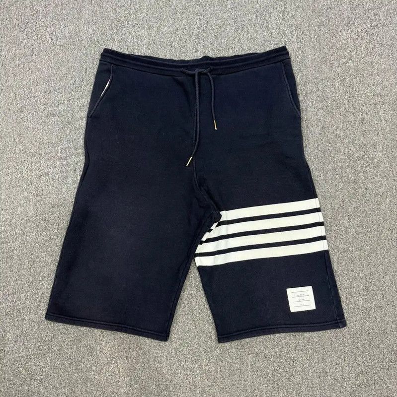 Thom Browne Blue Cotton Men's Shorts 0089