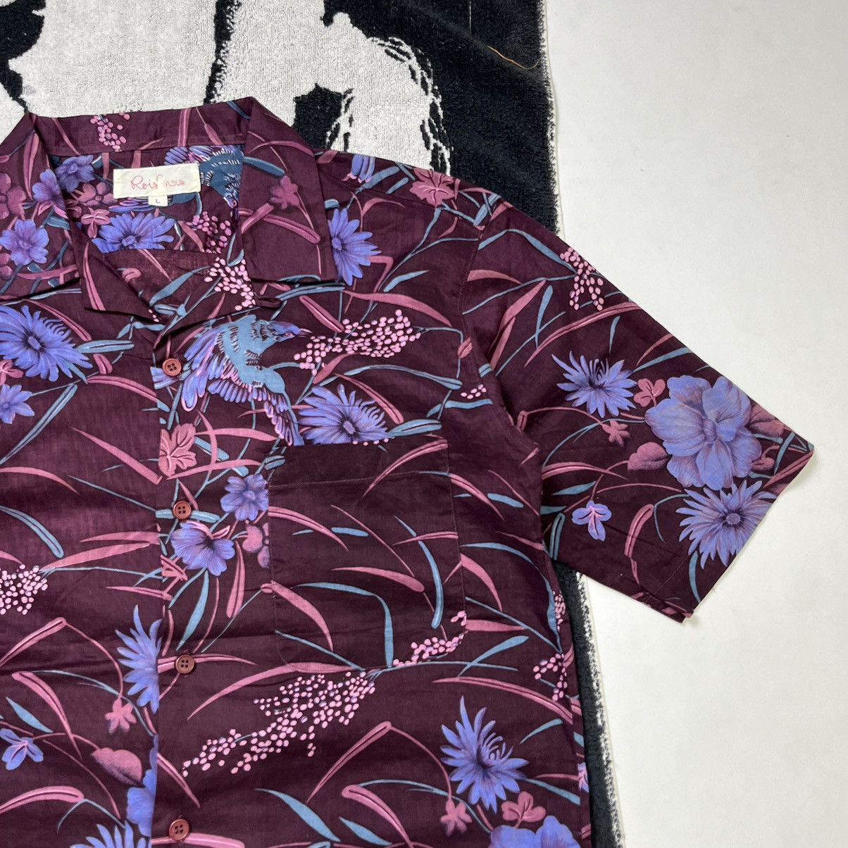 If Six Was Nine Roisemou free bird pattern loop collar shirt Size US M / EU 48-50 / 2 - 2 Thumbnail