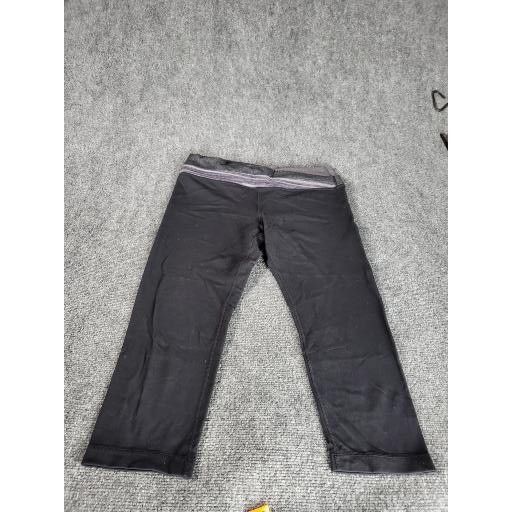Lululemon Lululemon Dharana Yoga Crop Pants Women Sz 10 Black Gray Cas Size 32" / US 10 / IT 46 - 2 Thumbnail