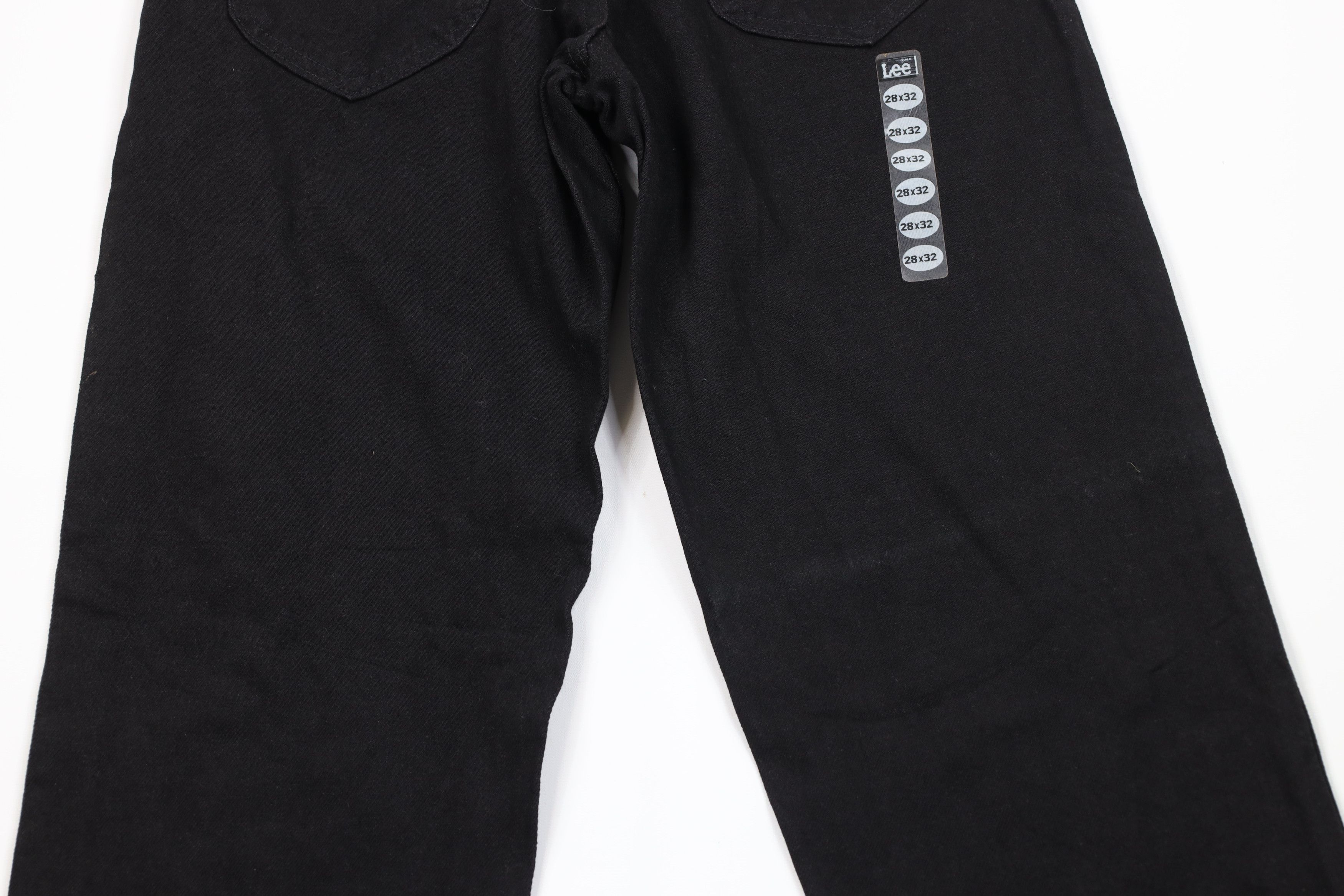 Lee Deadstock Vintage 90s Lee Tapered Leg Denim Jeans Black USA Size US 28 / EU 44 - 14 Thumbnail