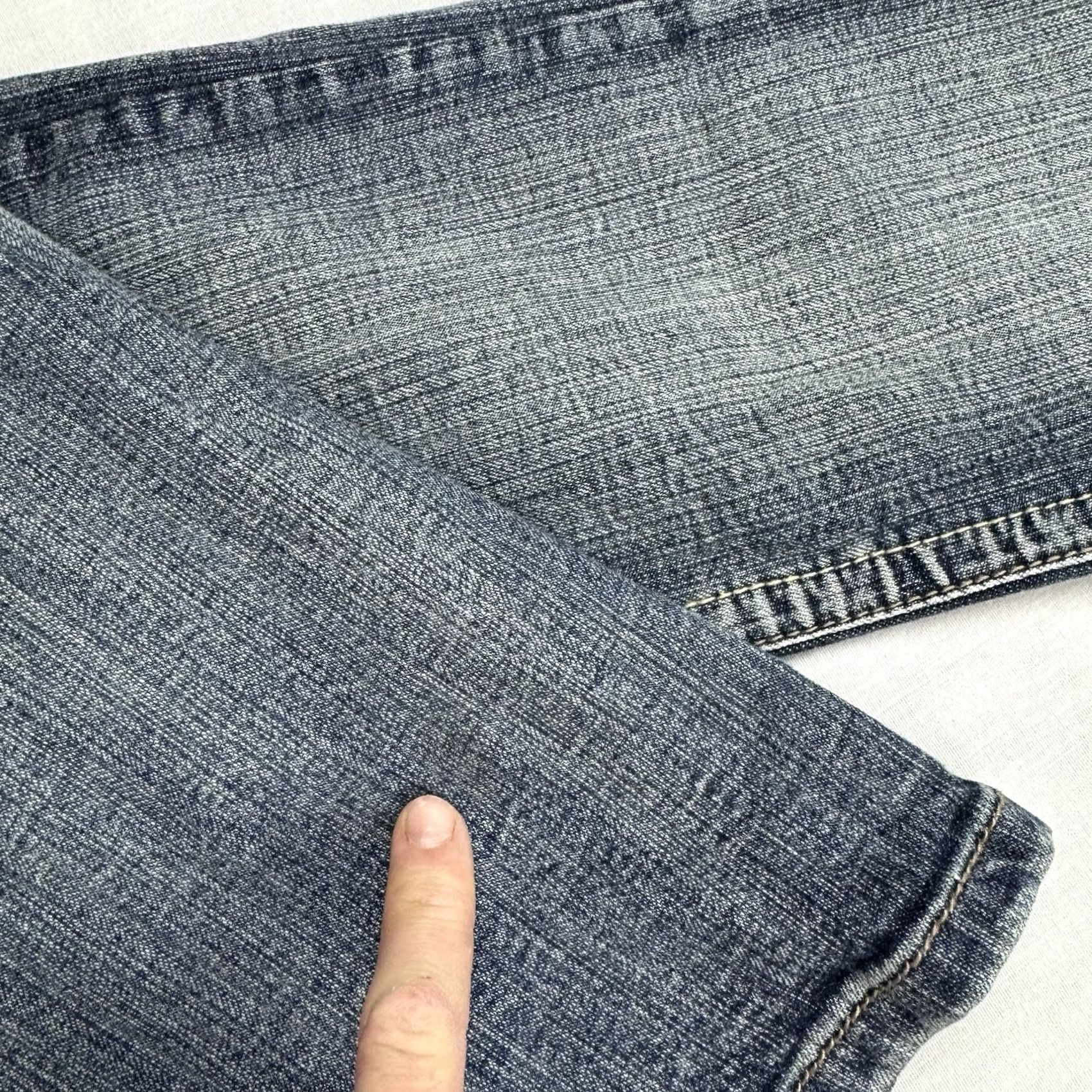 Vintage VINTAGE Rue 21 Jeans Womens Size 0 Bootcut Flare Hipster 90s Y2K Punk Blue Denim Cotton Spandex Inseam 32 Size 42" / US 20 - 7 Thumbnail