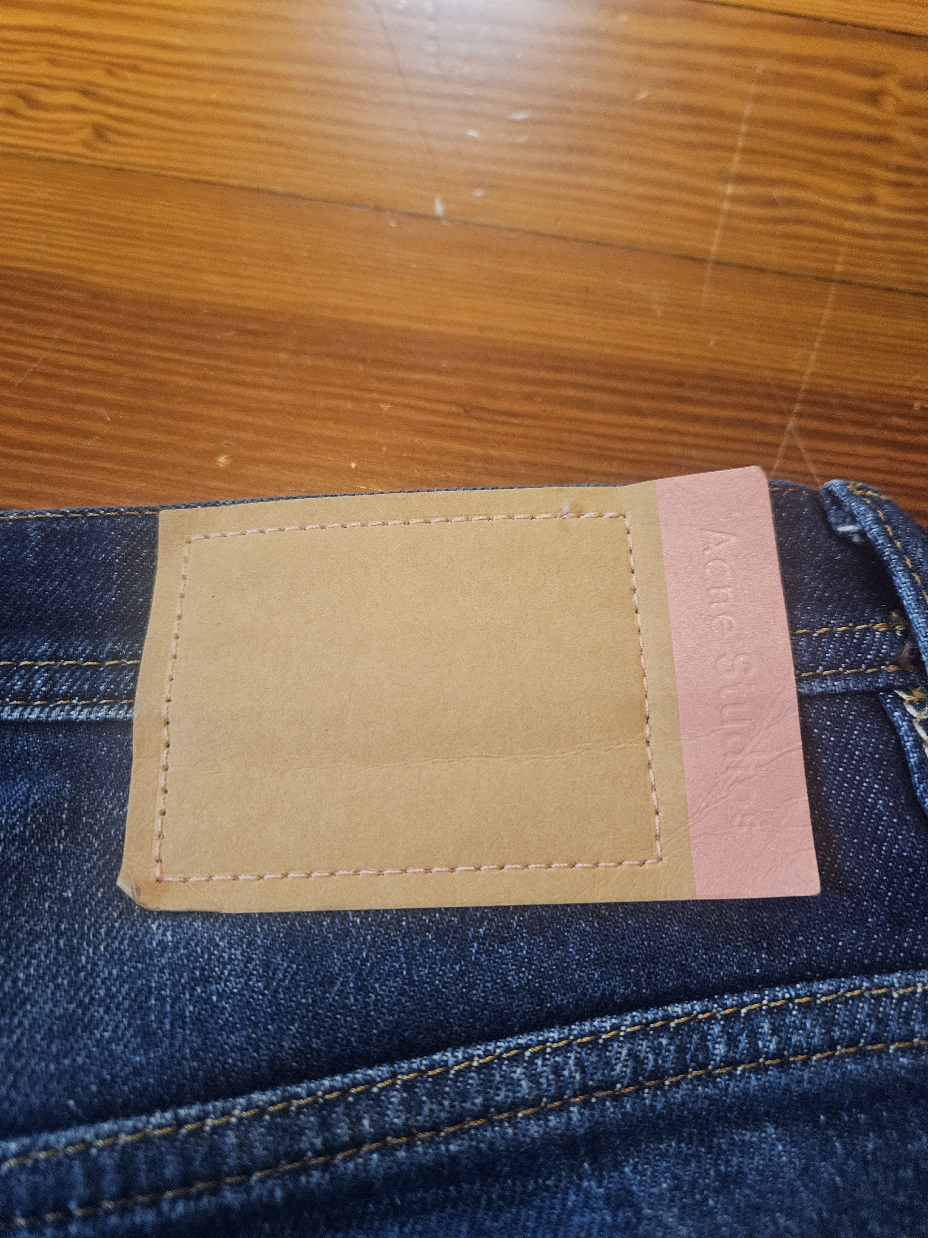 Blå Konst River Dark Blue Denim Jeans, Men's (Size 33) — image 6 of 6
