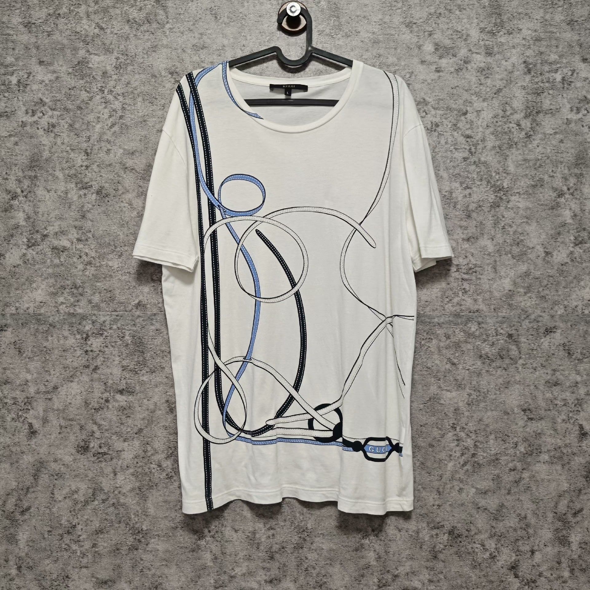 Gucci Gucci Casual Oversized T-Shirt l Men Size US L / EU 52-54 / 3 - 1 Thumbnail