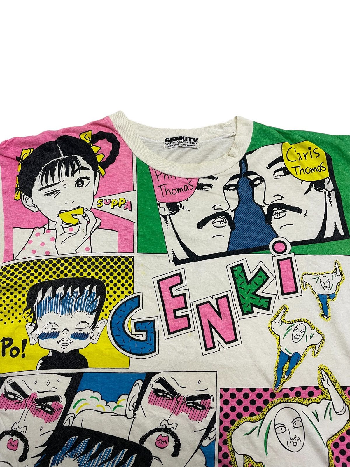 Cartoon Network × Vintage VINTAGE THOMAS BROS & USHIMITSUKUN T-SHIRT Size US L / EU 52-54 / 3 - 2 Thumbnail