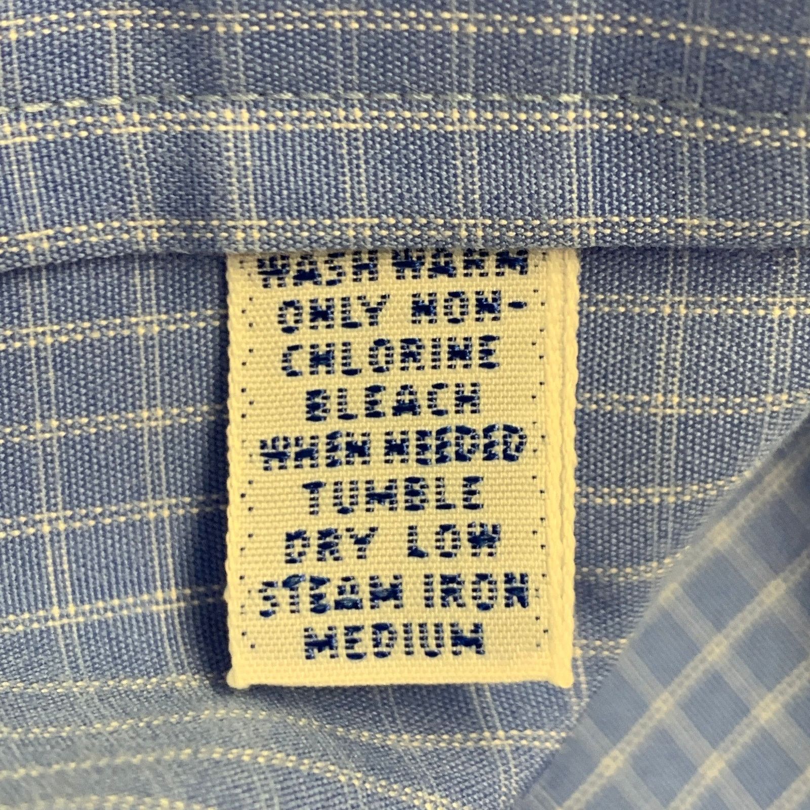 Polo Ralph Lauren POLO by RALPH LAUREN Blue White Grid Cotton One Pocket Size US M / EU 48-50 / 2 - 6 Thumbnail