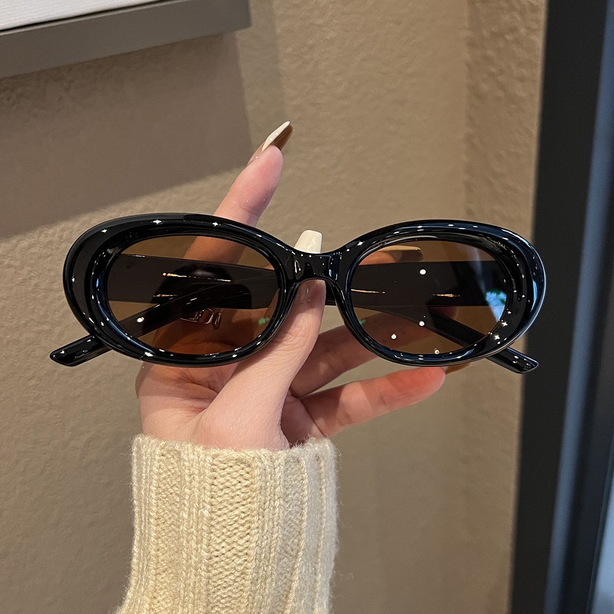 VIBE New Trend Street ins style custom avant-garde sunglasses Size ONE SIZE - 4 Thumbnail