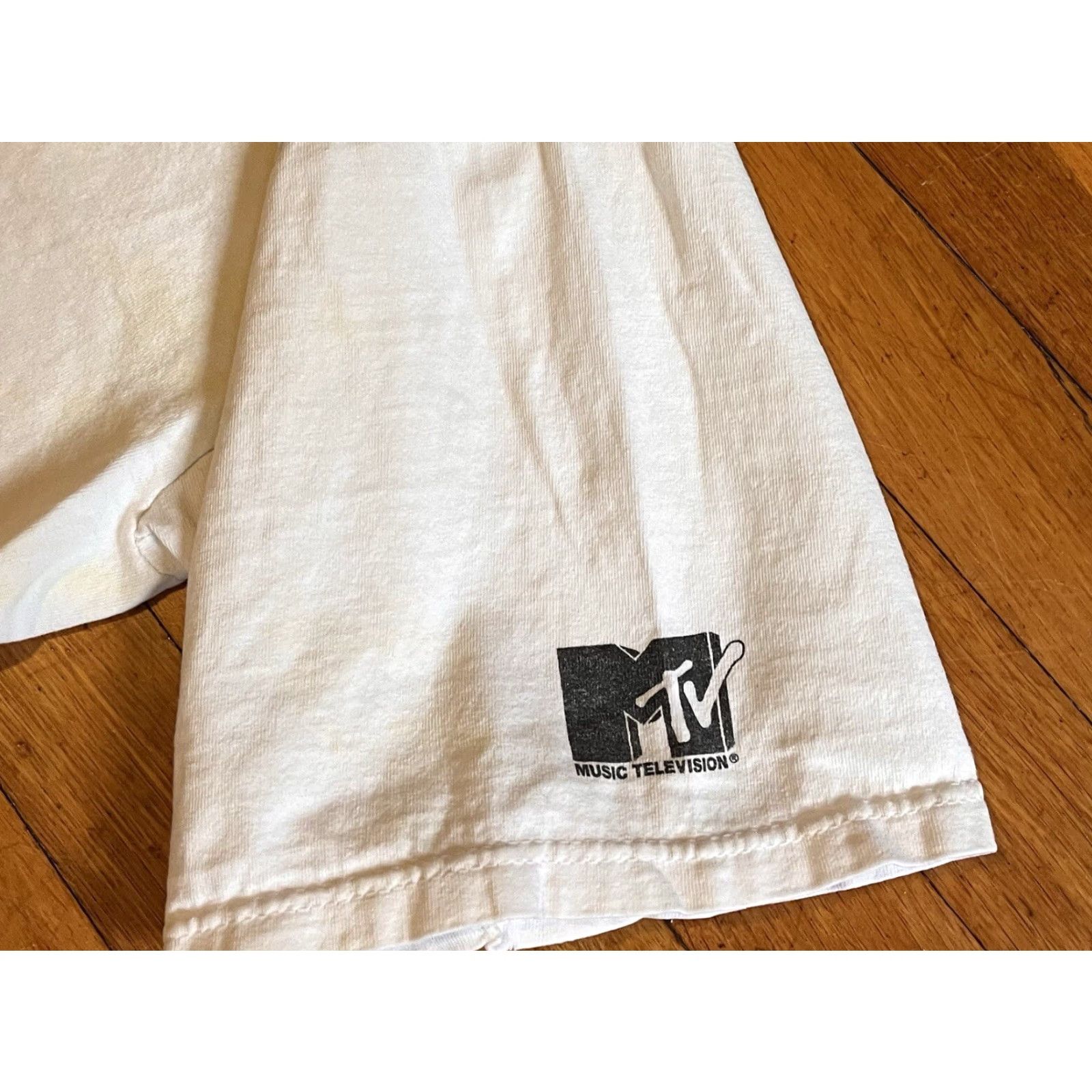 Vintage VINTAGE WWE T-Shirt Men’s 2XL White 2002 Tough Enough 2 Graphic Print Back Singles Extra Sizable? Size US XXL / EU 58 / 5 - 4 Thumbnail