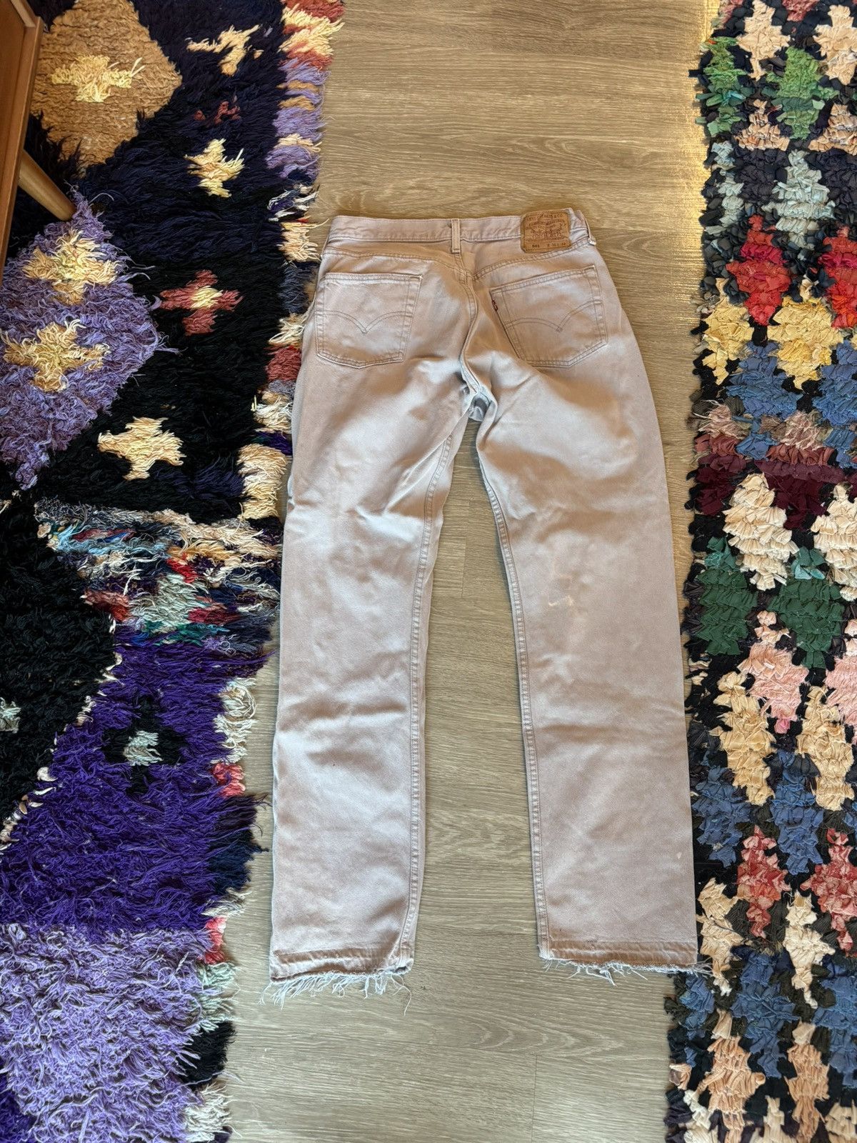 Levi's × Vintage Vintage Levis 501 Taupe Size US 34 / EU 50 - 2 Thumbnail