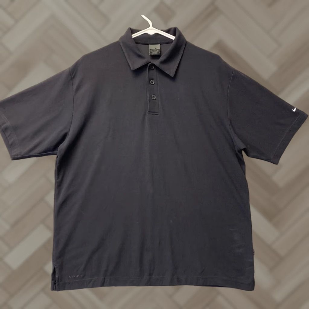 Nike Nike Polo Shirt Men Golf Short Sleeve Collared M Black 46-49 Sports Classic Golf Nike Size US M / EU 48-50 / 2 - 1 Thumbnail